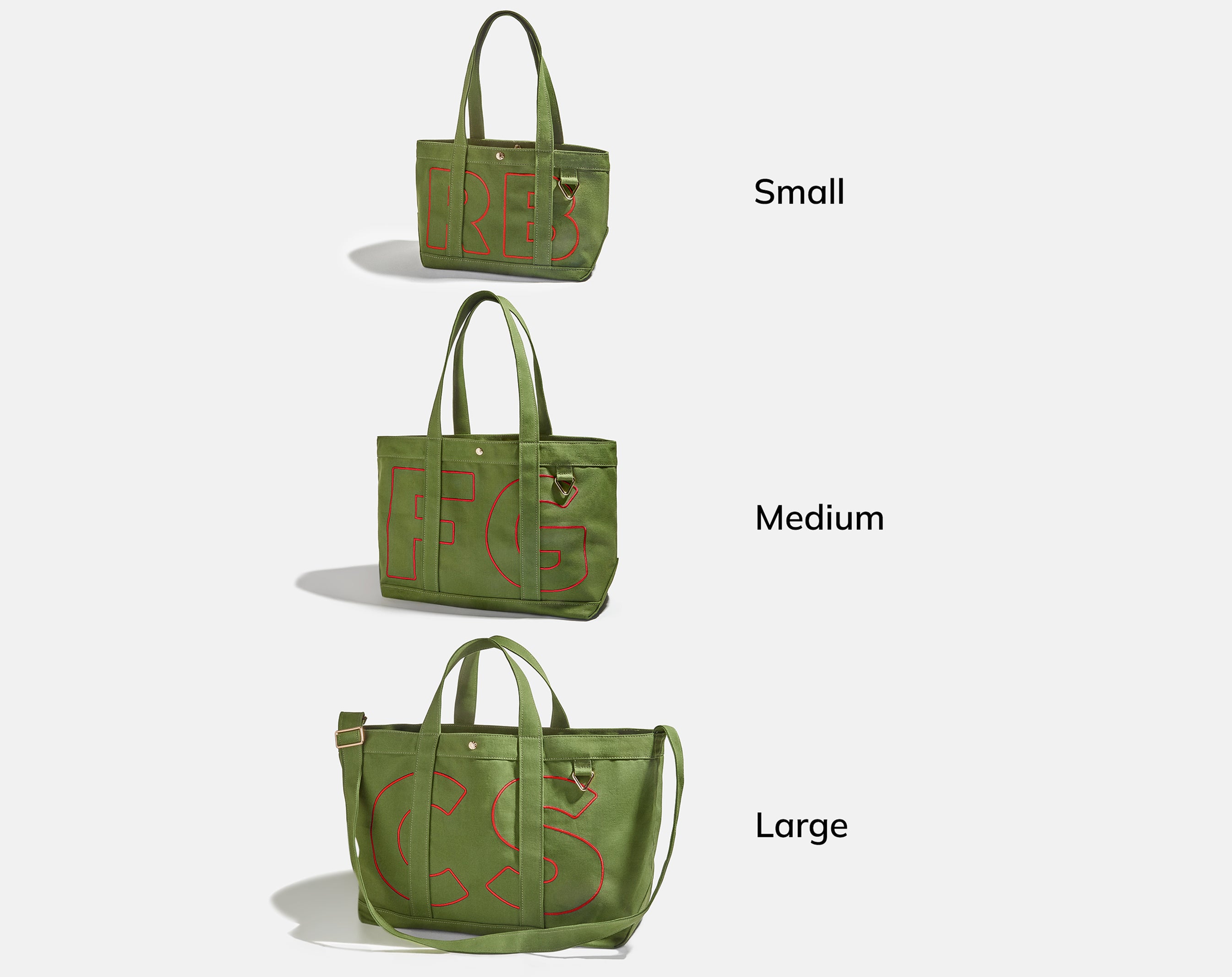 Custom Alpha Tote - Olive Green-Blues Comming