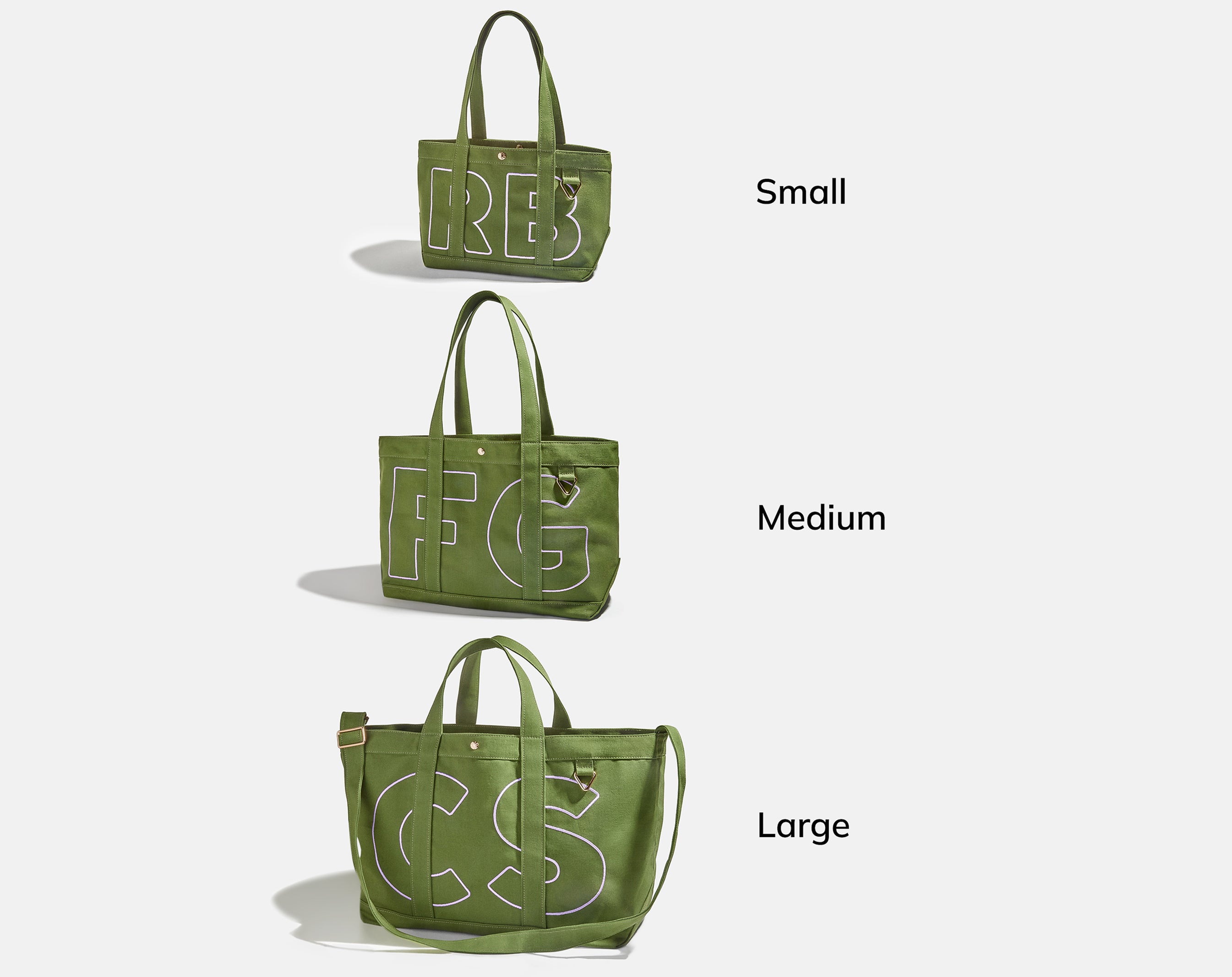 Custom Alpha Tote - Olive Green-Blues Comming