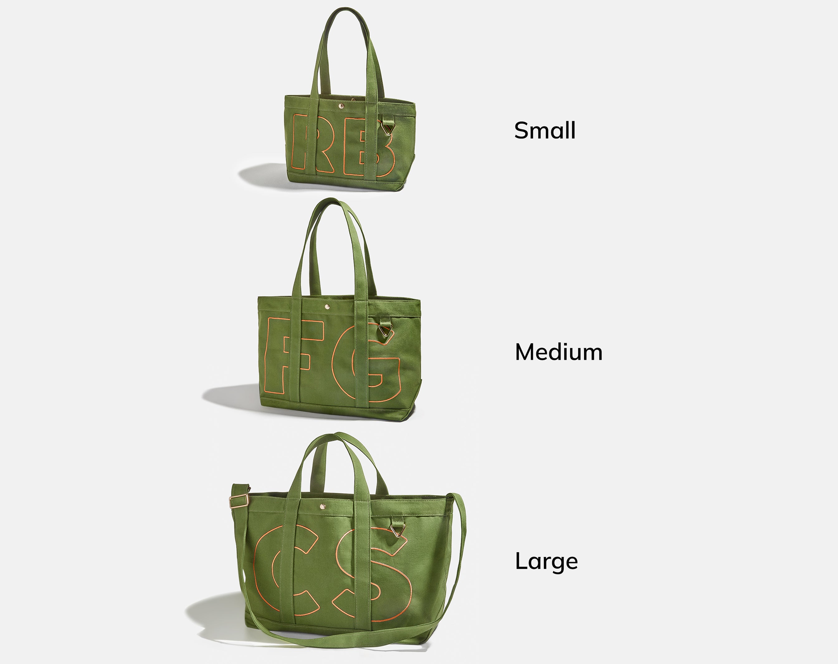 Custom Alpha Tote - Olive Green-Blues Comming
