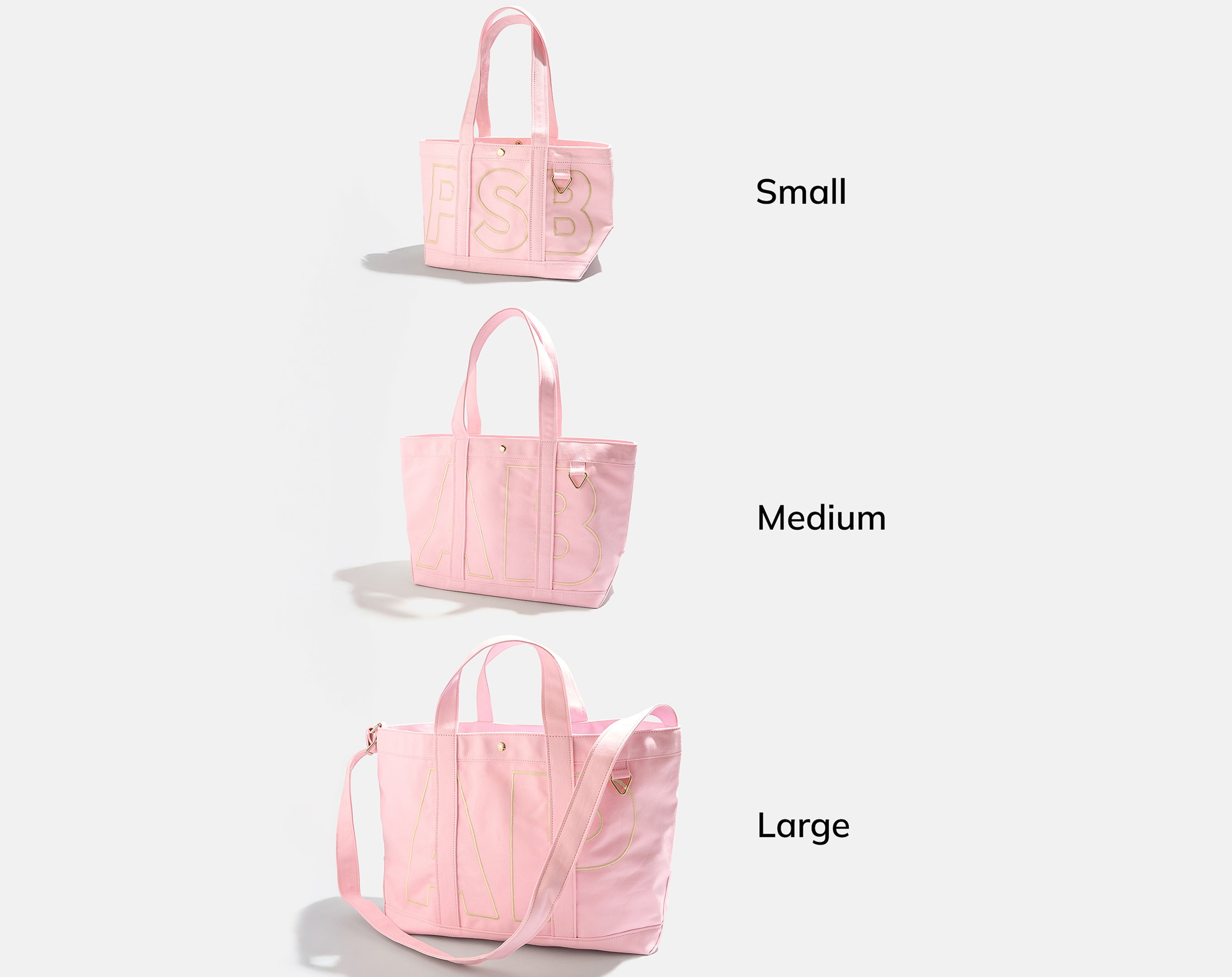Custom Alpha Tote - Soft Pink-Blues Comming