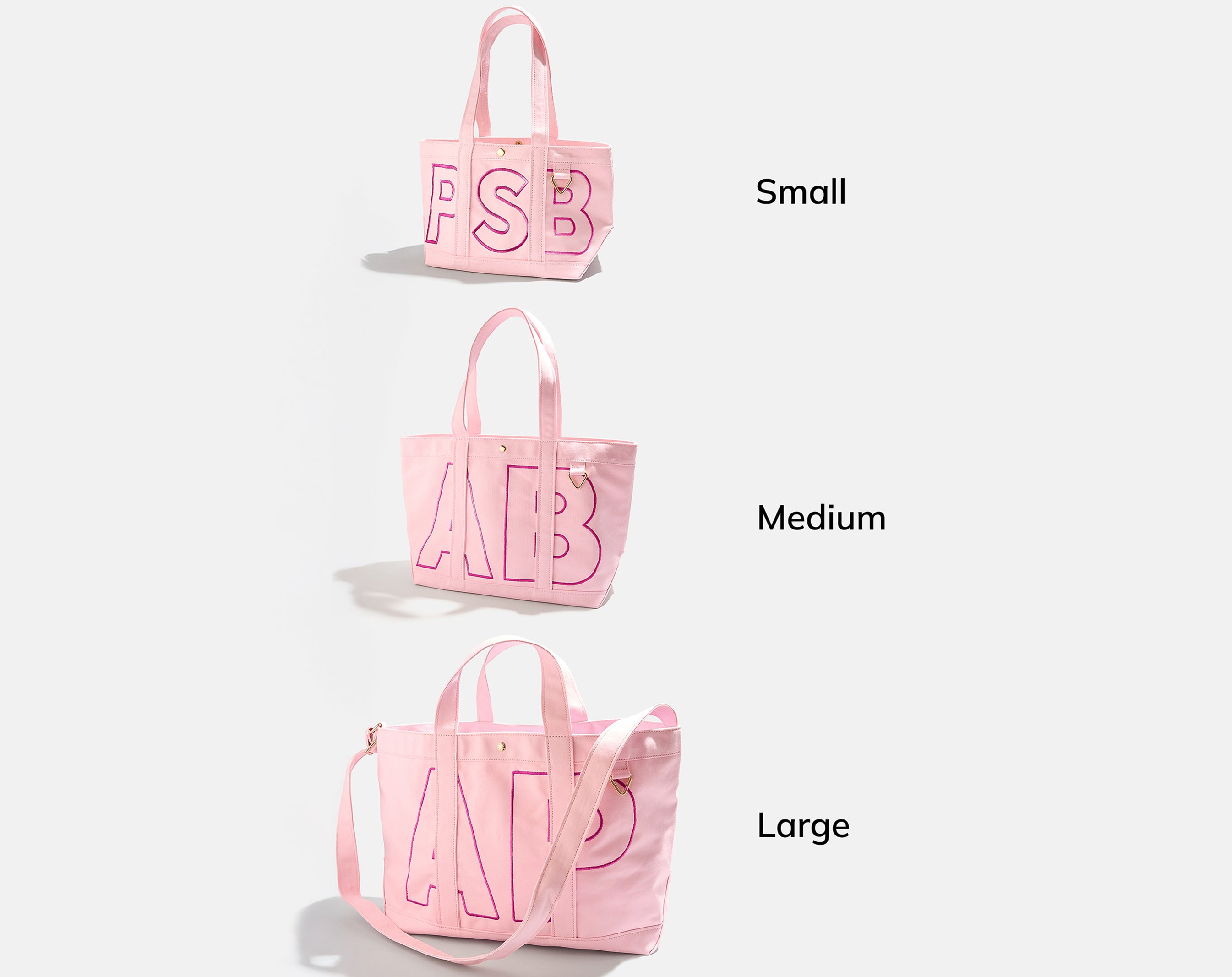 Custom Alpha Tote - Soft Pink-Blues Comming