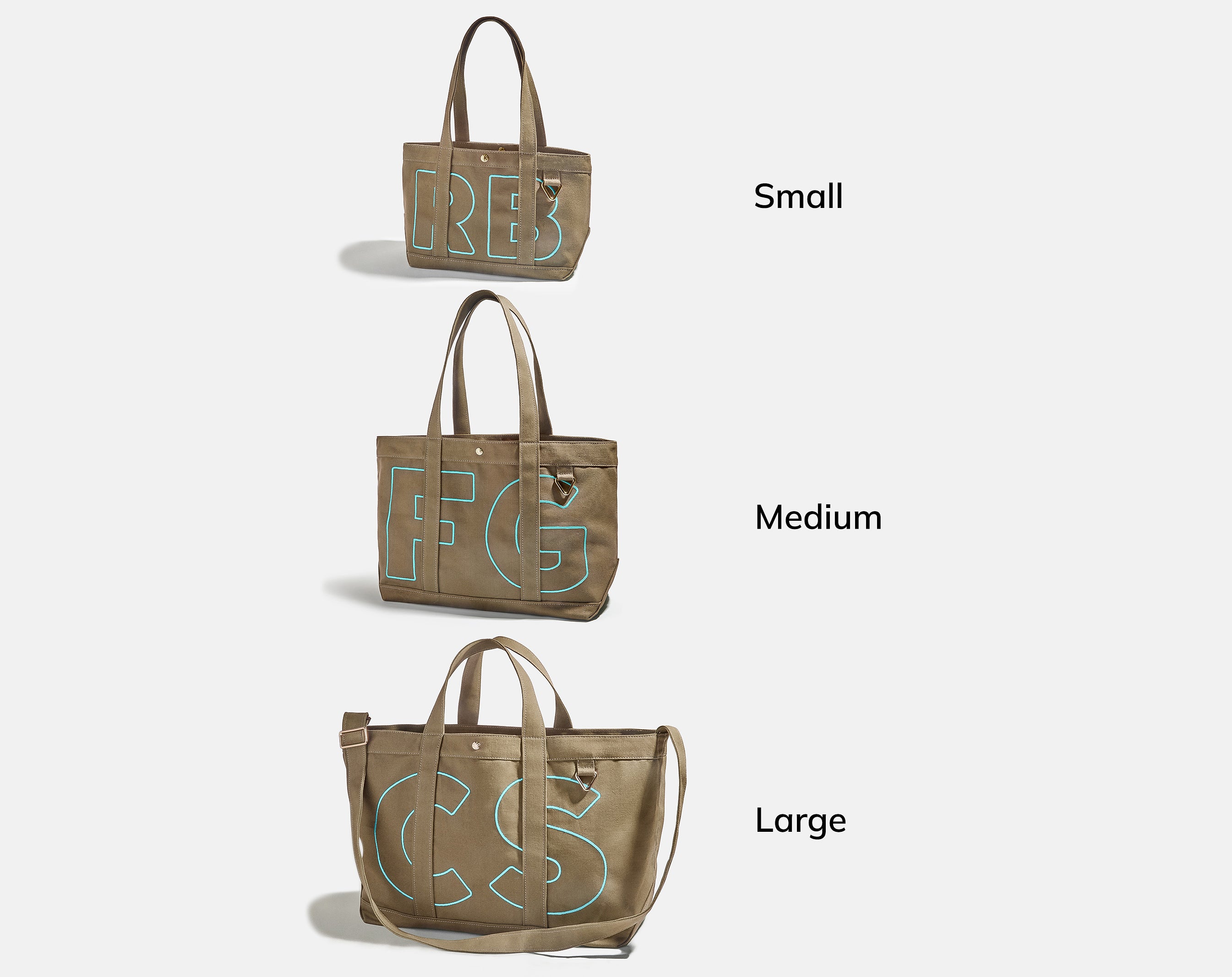 Custom Alpha Tote - Mushroom Taupe-Blues Comming
