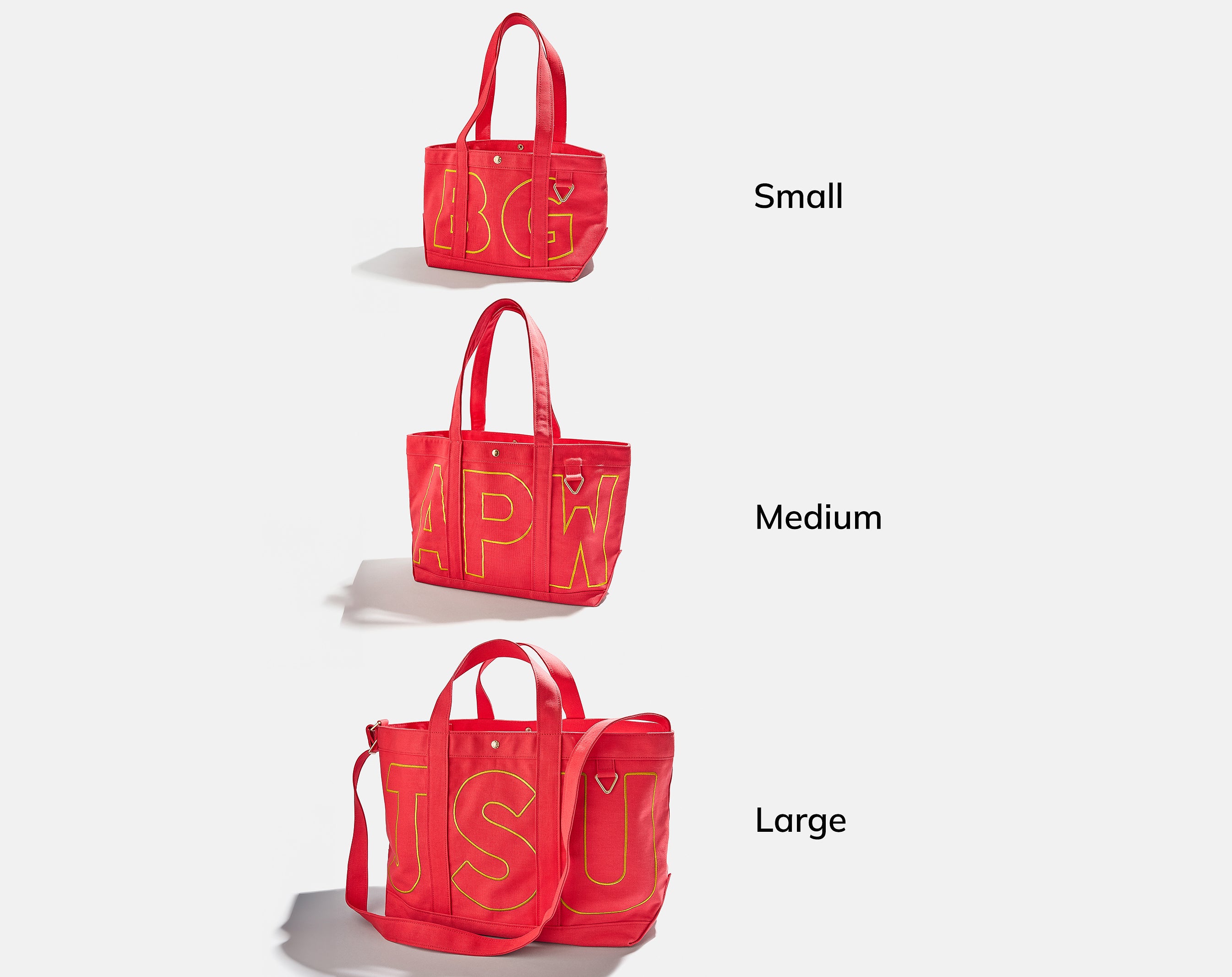 Custom Alpha Tote - Cherry Red-Blues Comming