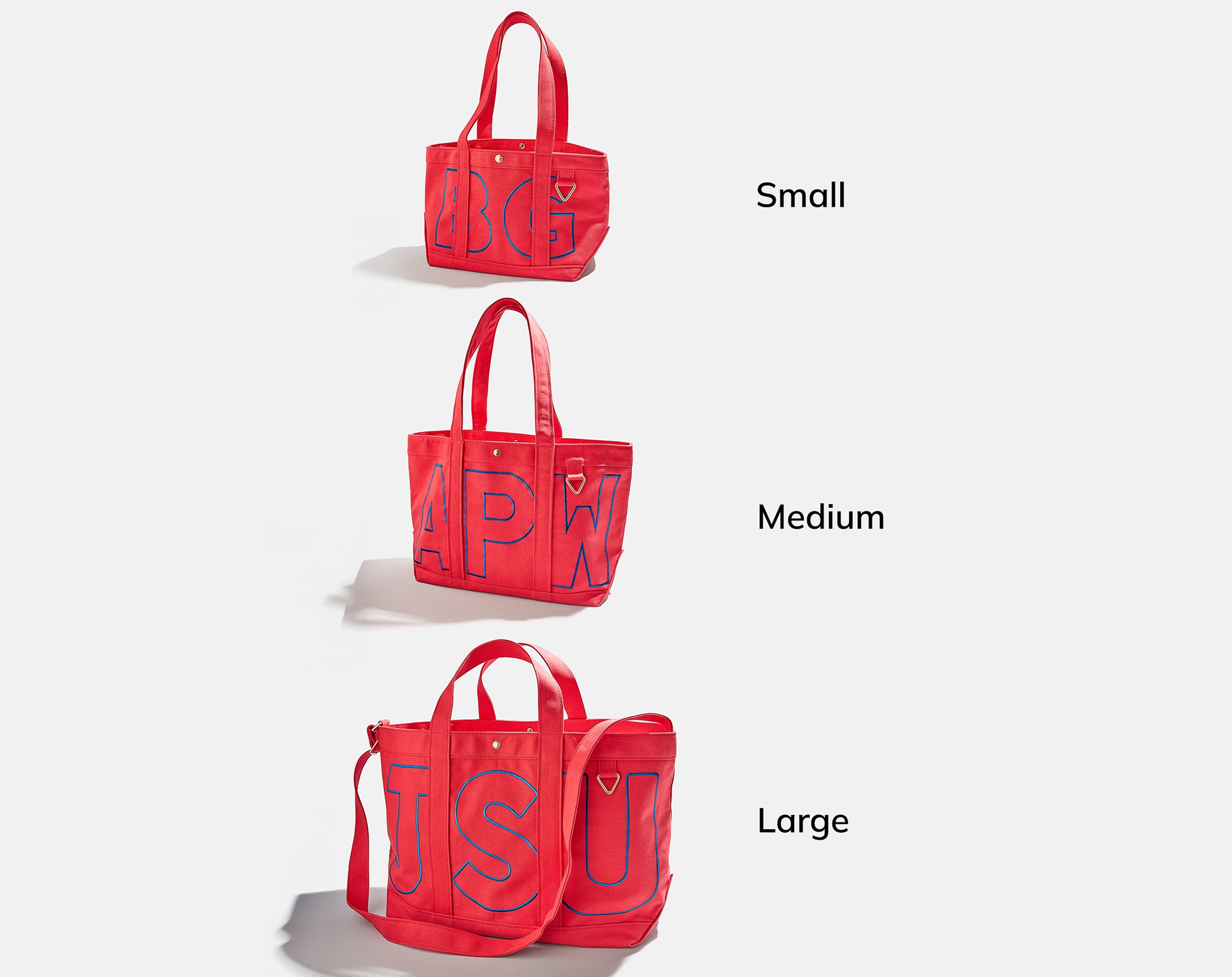 Custom Alpha Tote - Cherry Red-Blues Comming