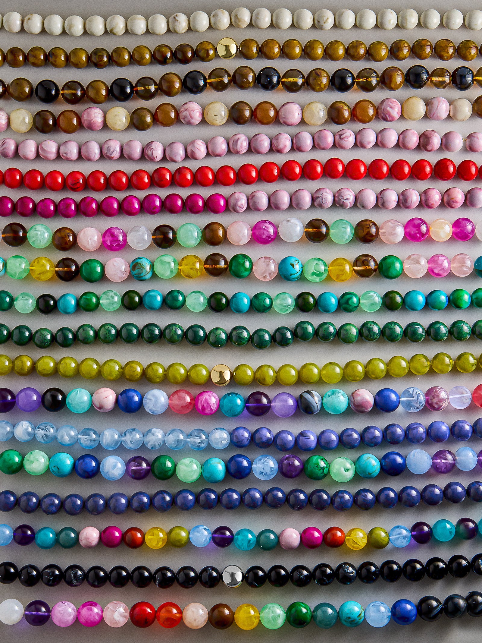 Jane Beaded Necklace - Pink Multi-Blues Comming