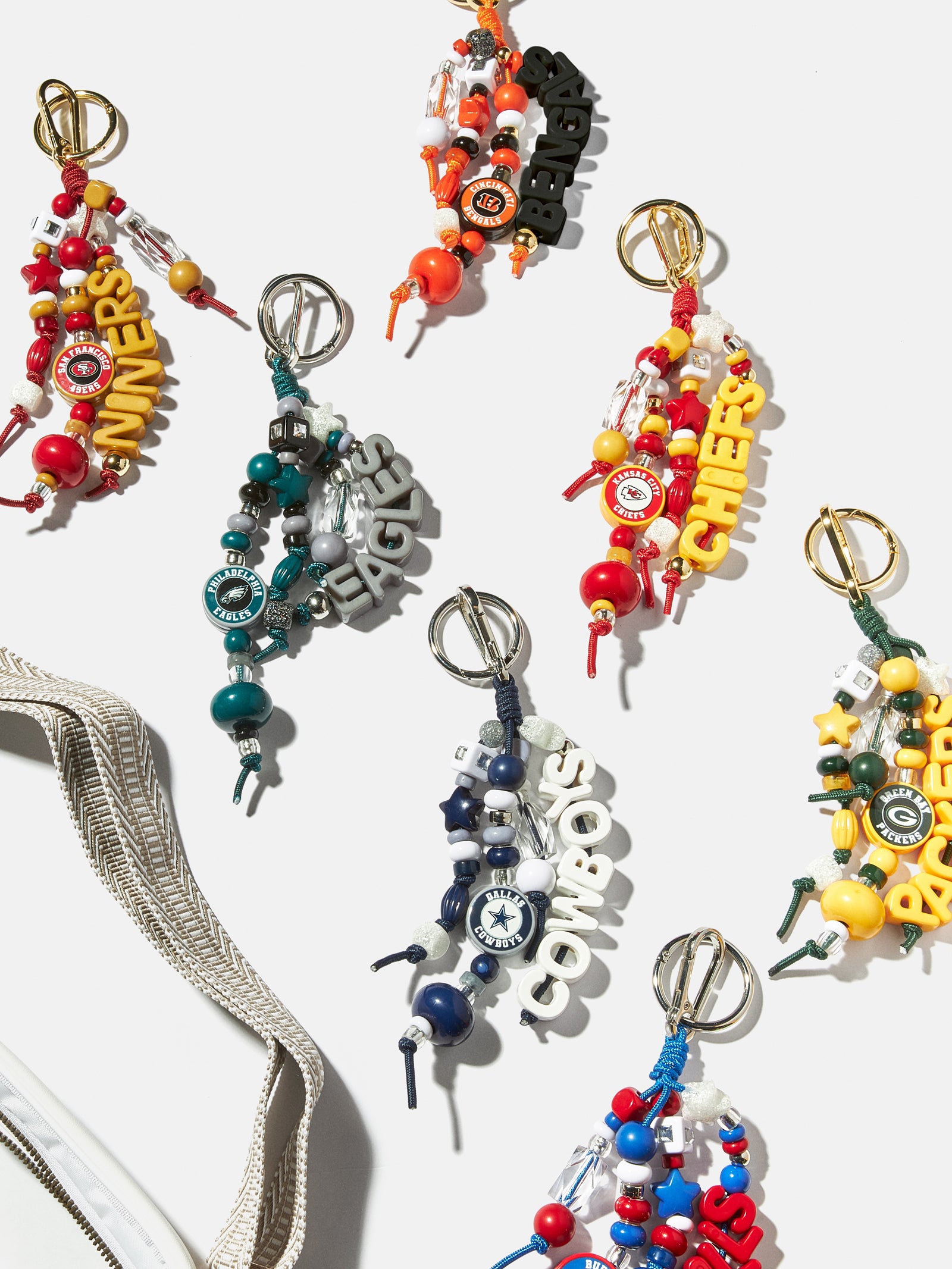 NFL Beaded Bag Charm - Green Bay Packers-Blues Comming