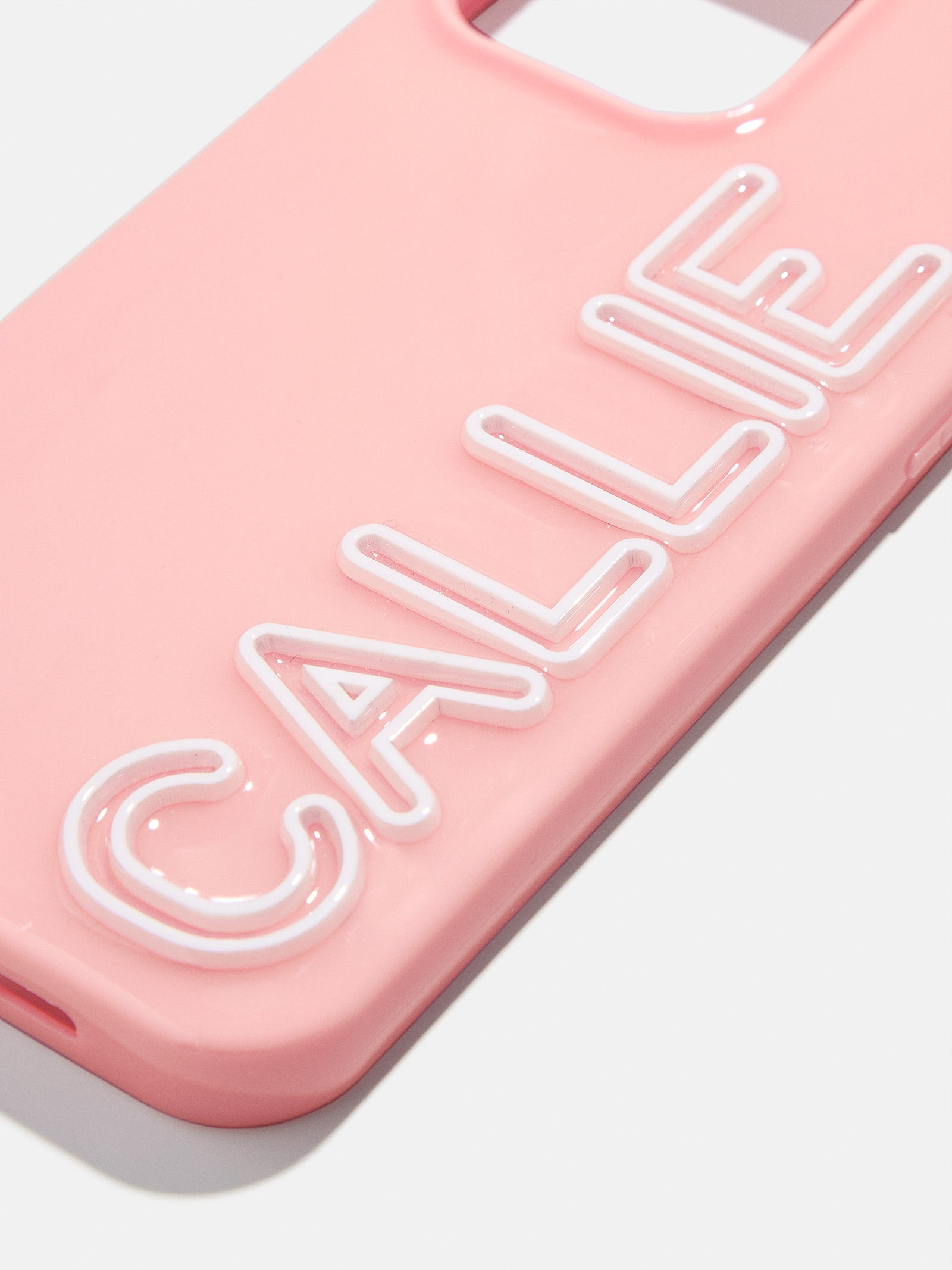 Fine Line Custom iPhone Case - Blush/White-Blues Comming