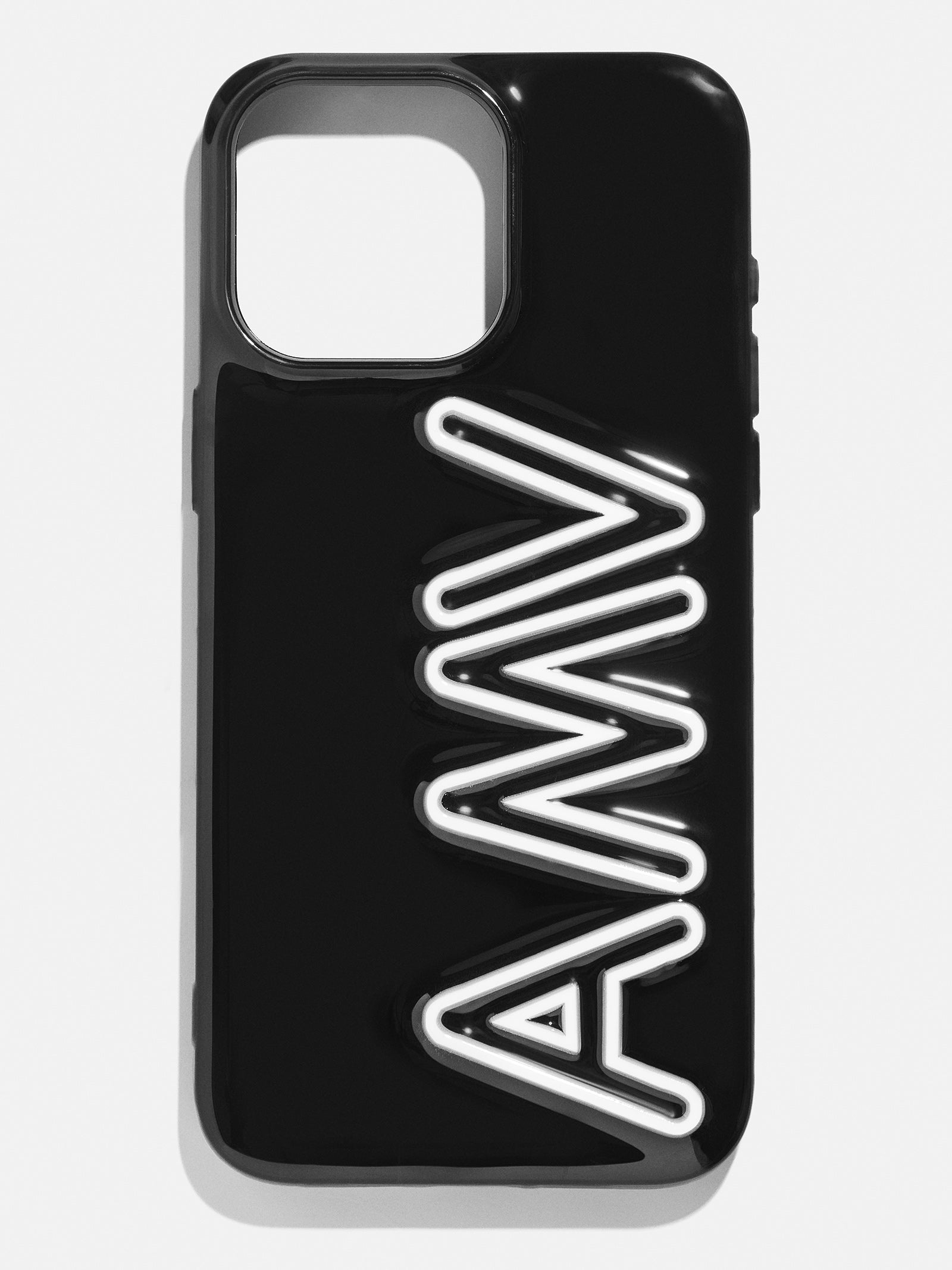 Fine Line Custom iPhone Case - Black/White-Blues Comming