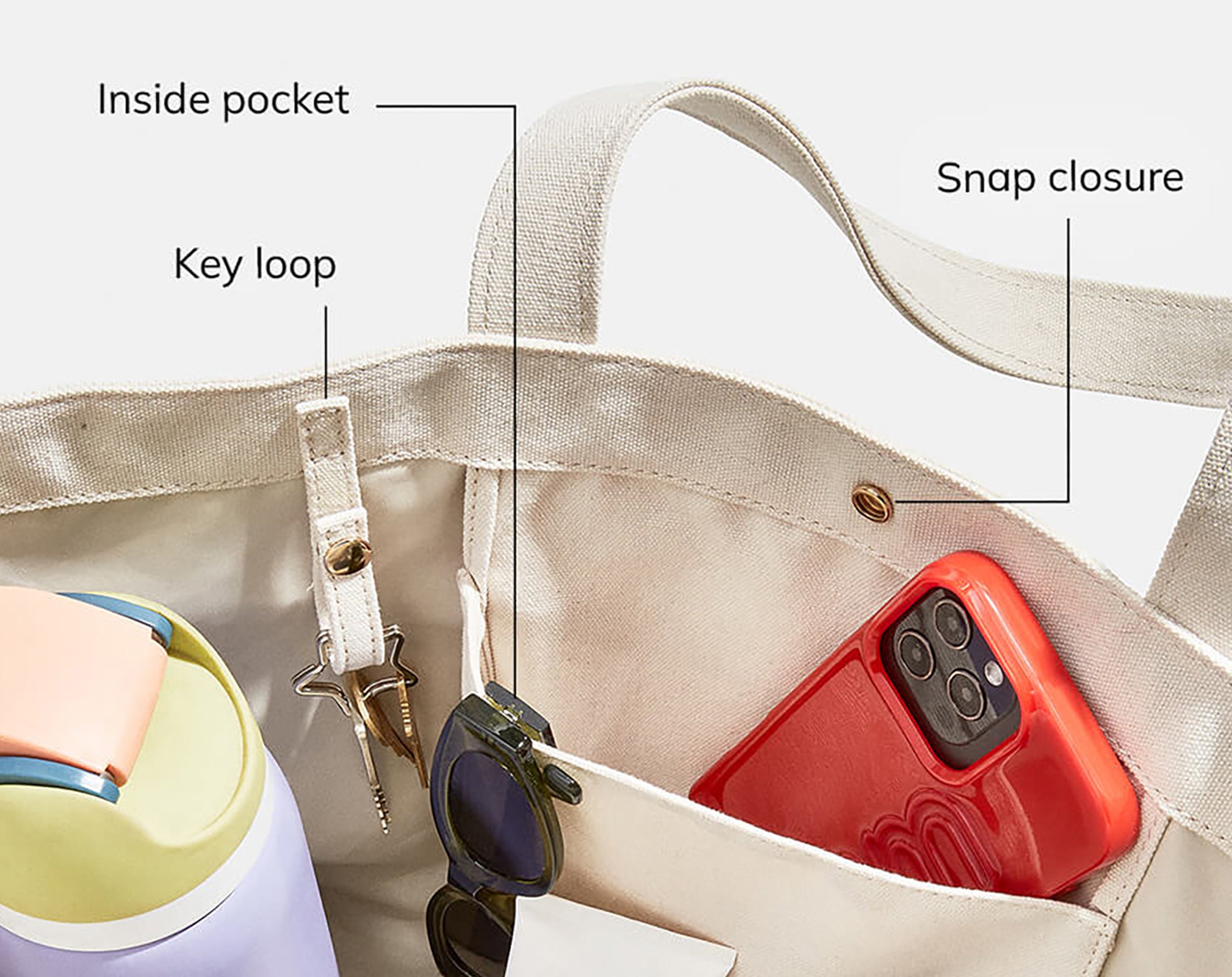 Medium Custom Icon Tote - Medium-Blues Comming