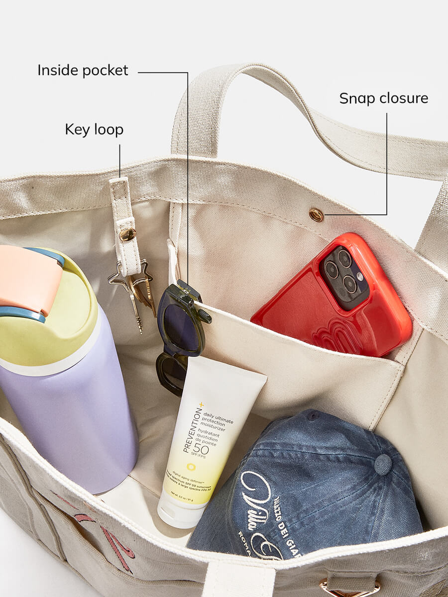 Large Custom Icon Tote - Large-Blues Comming