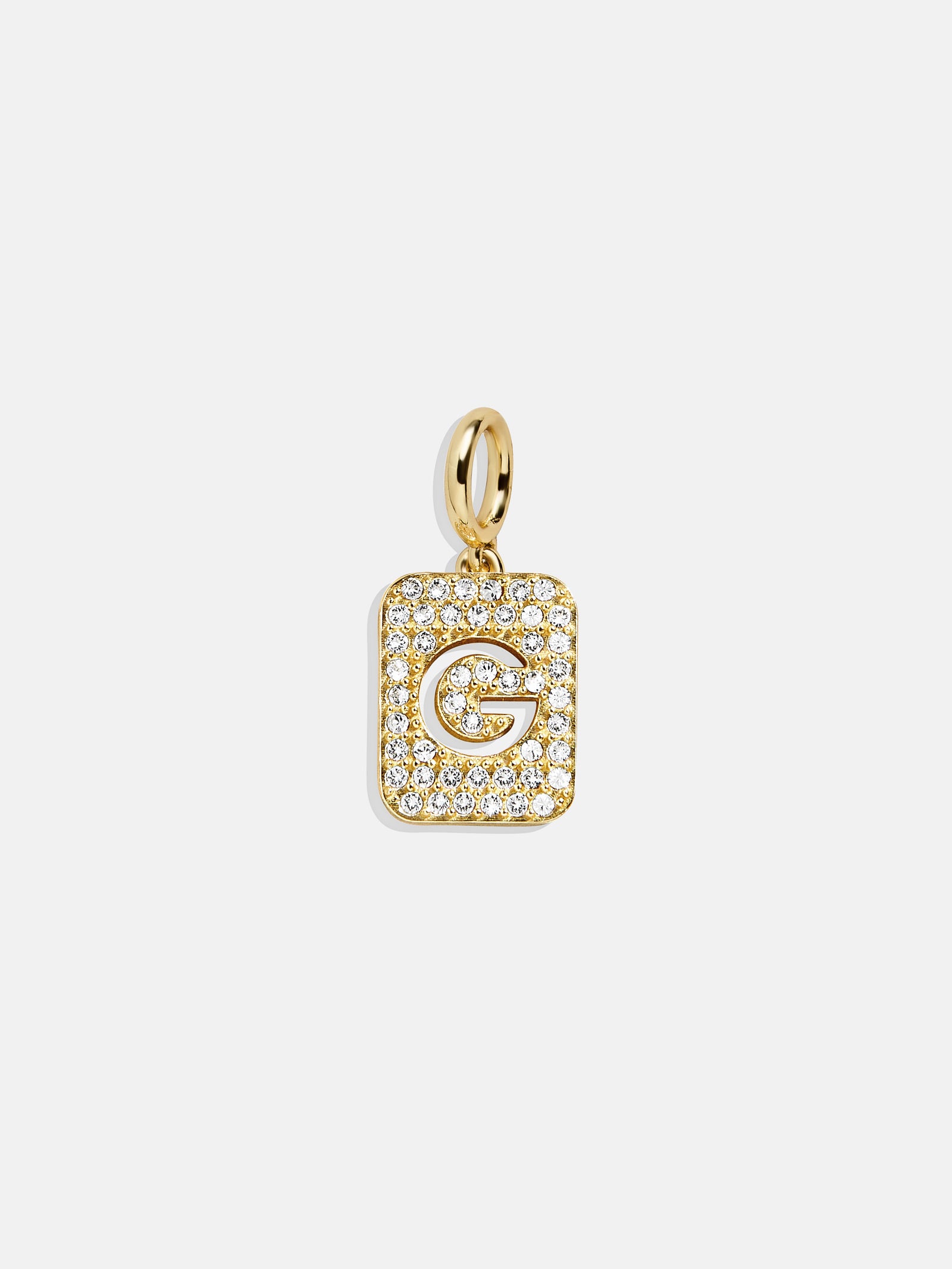 Block Pavé Initial Cluster Charm - G-Blues Comming