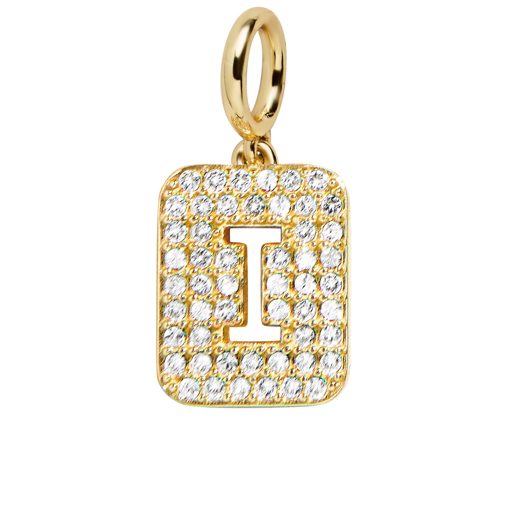 Block Pavé Initial Cluster Charm - I-Blues Comming