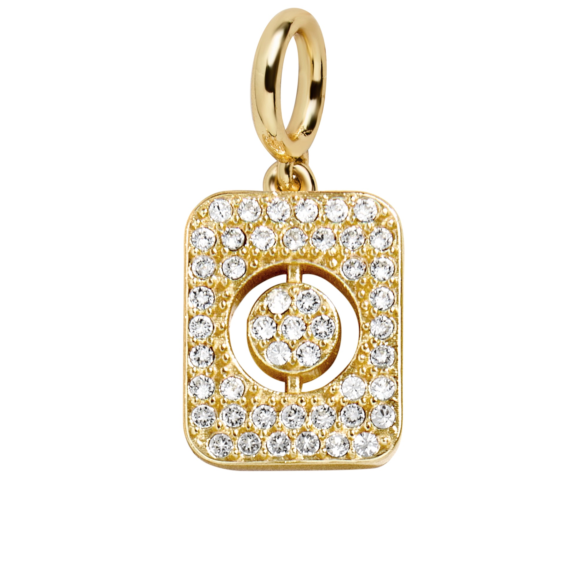 Block Pavé Initial Cluster Charm - O-Blues Comming