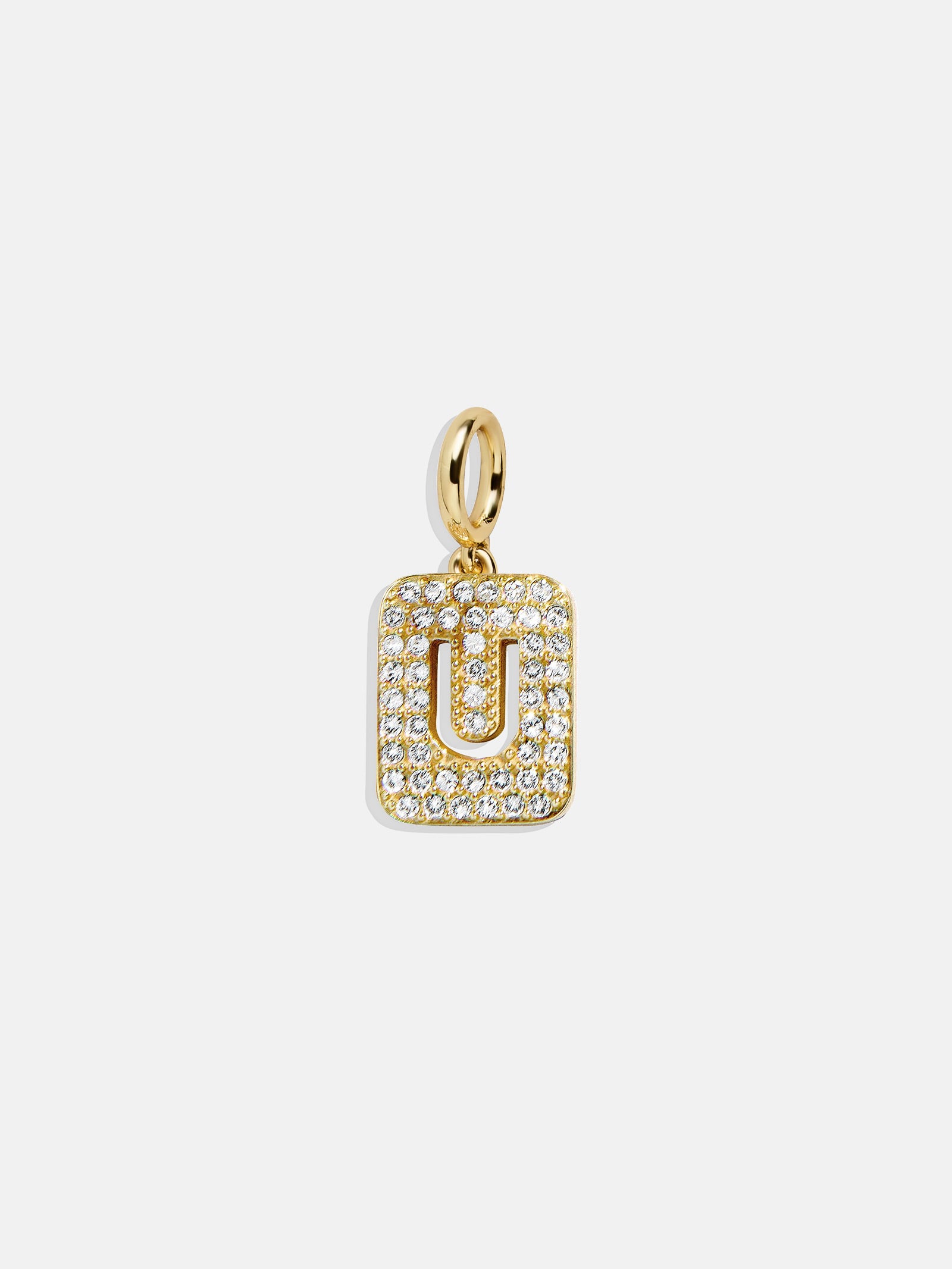 Block Pavé Initial Cluster Charm - U-Blues Comming