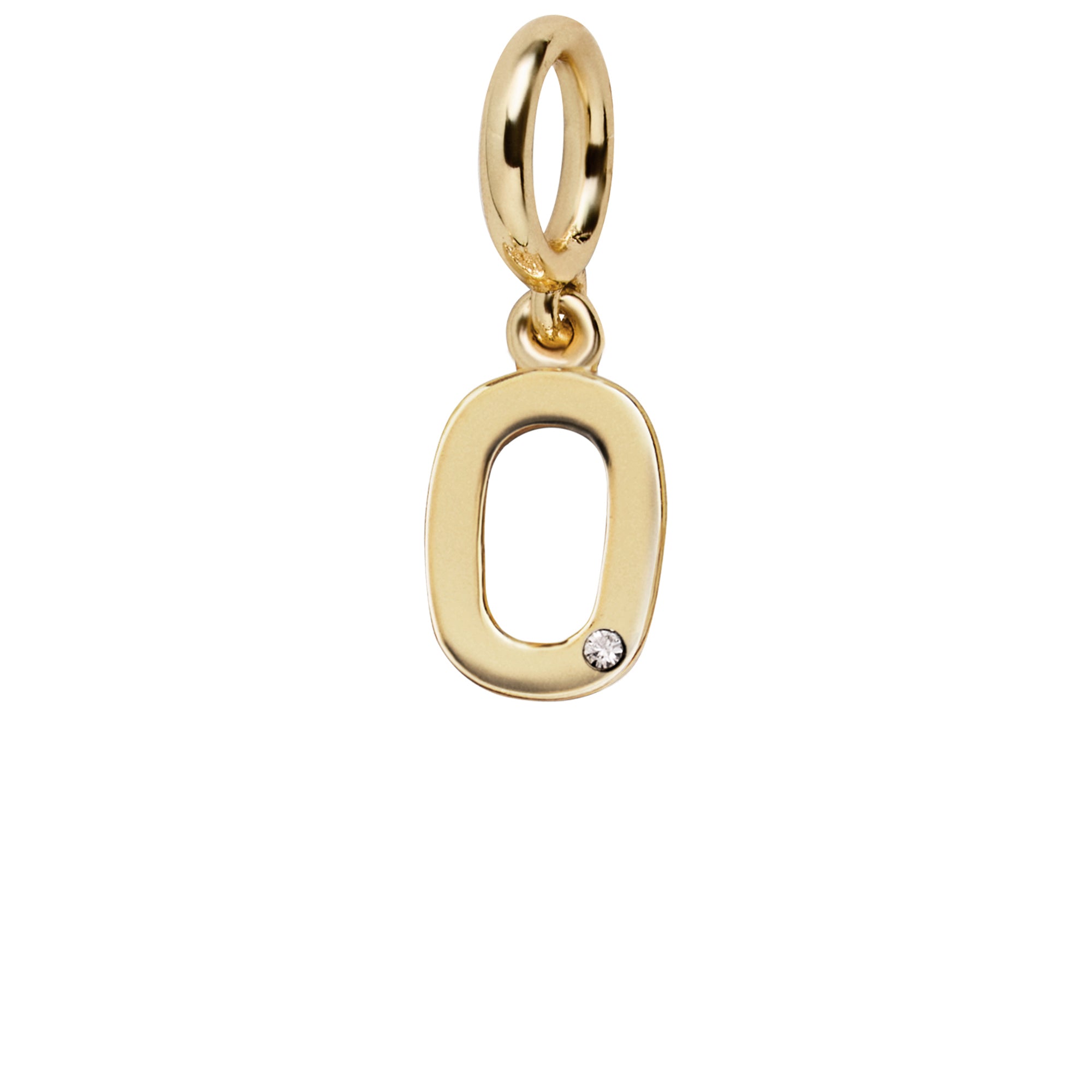 Gold Number Cluster Charm - 0-Blues Comming