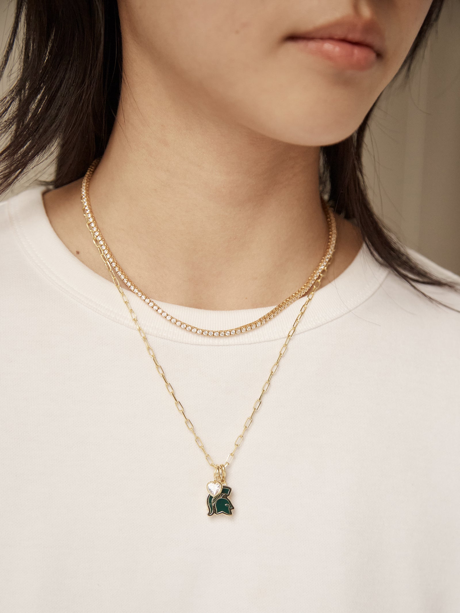 Michigan State Cluster Charm - Michigan State University-Blues Comming