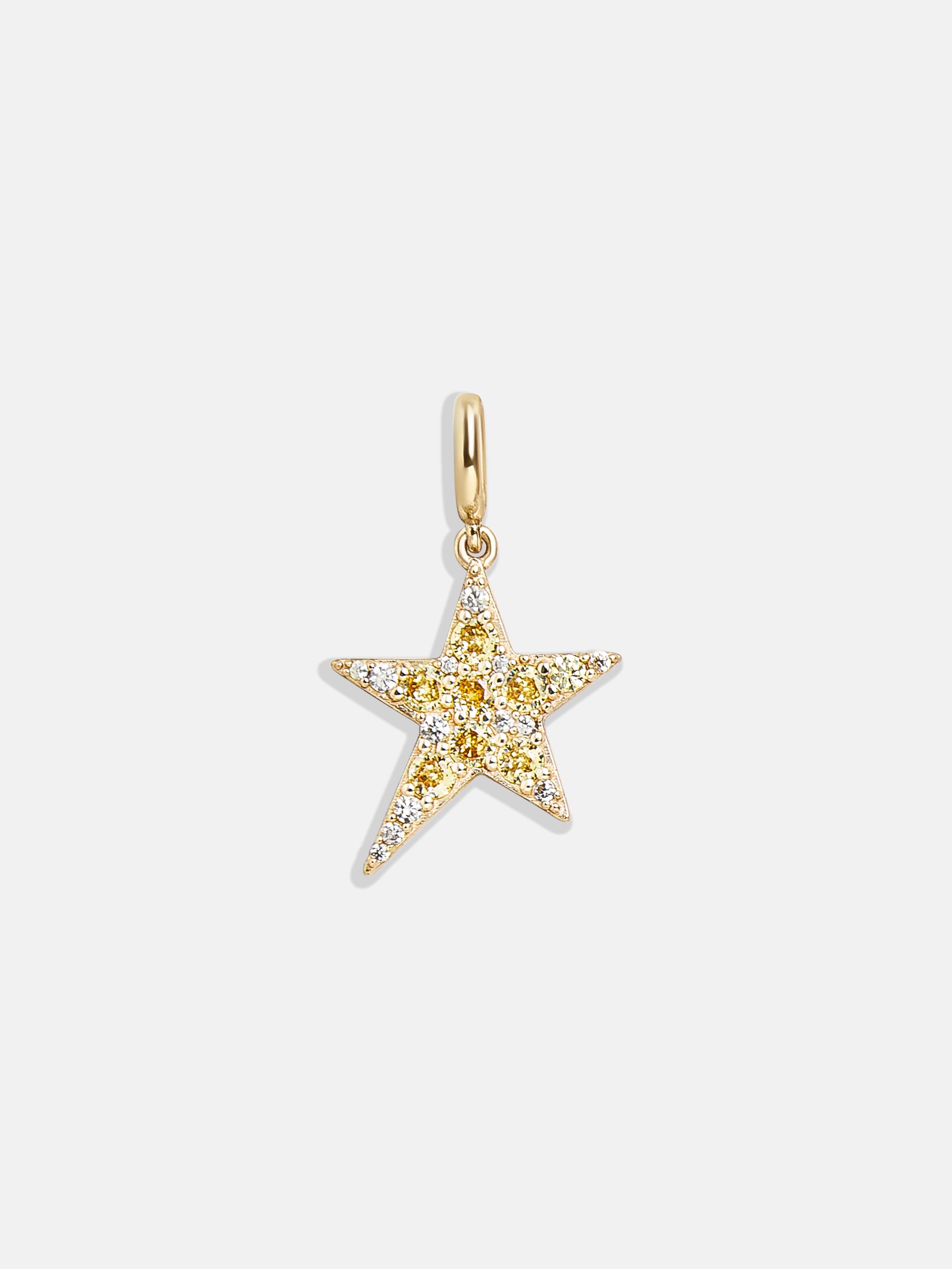 Just For Fun Cluster Charm - Pave Star-Blues Comming