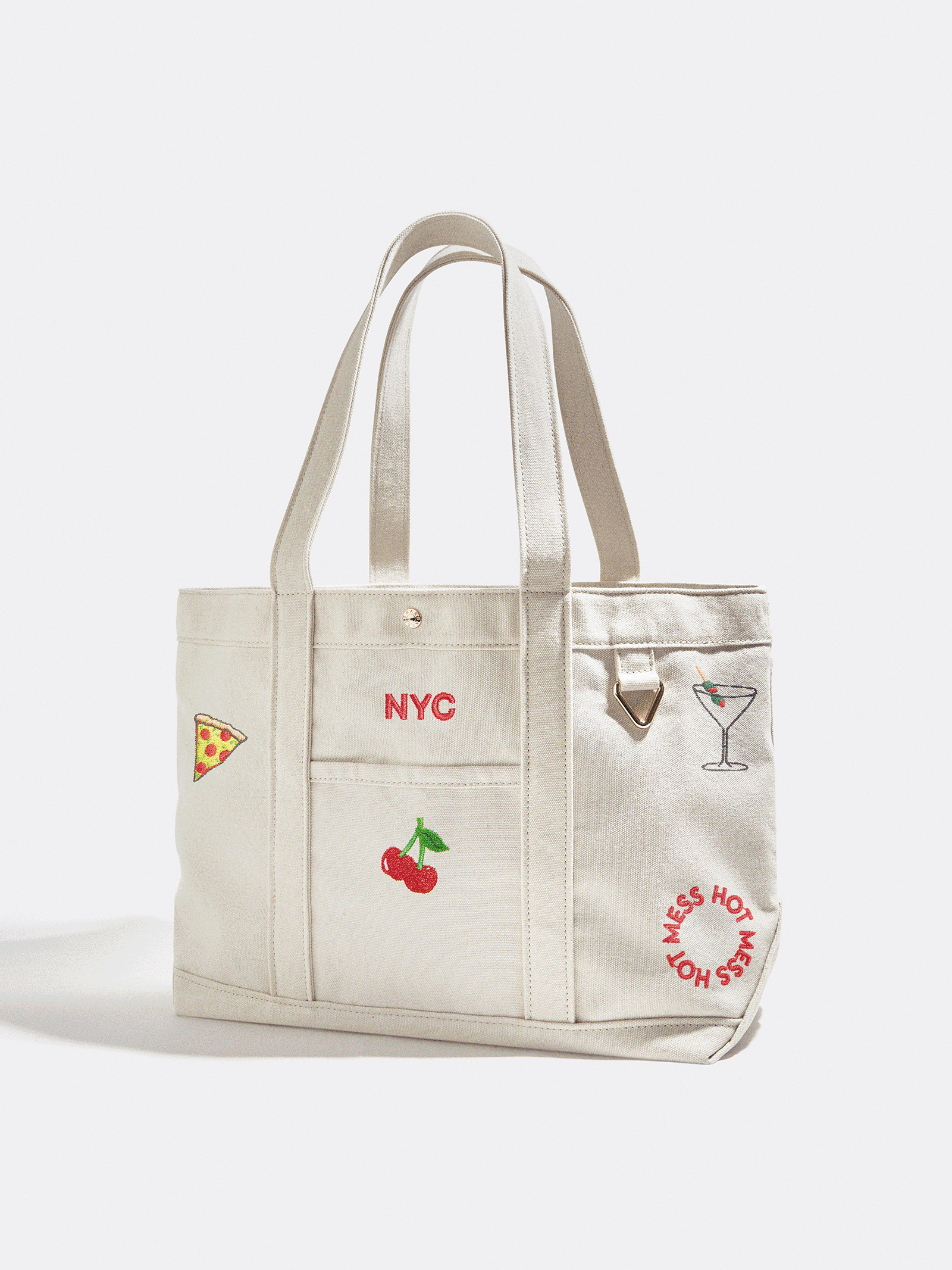 Medium Custom Icon Tote - Medium-Blues Comming