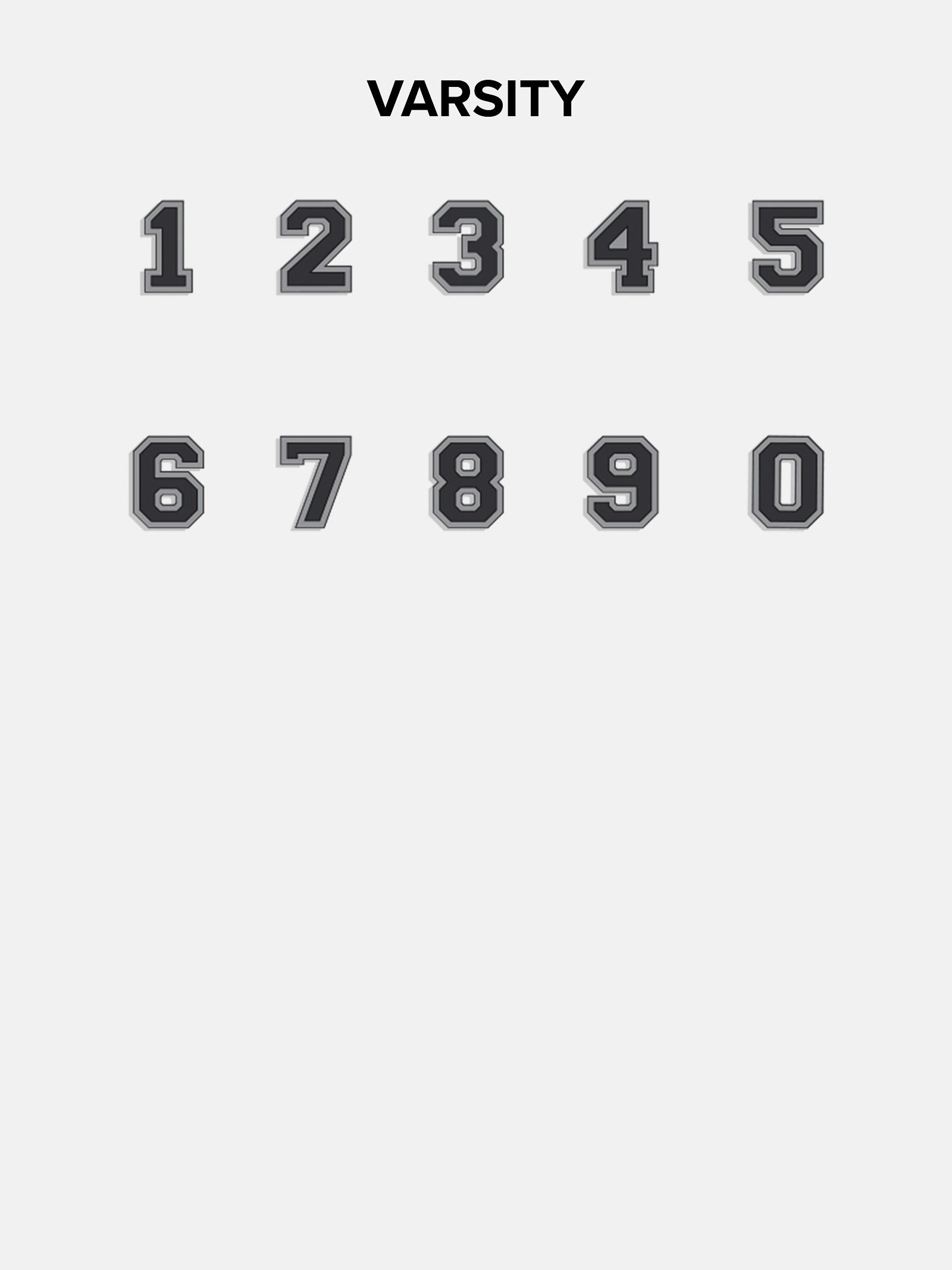 Varsity Number Custom Bracelet - Five Silver Stations-Blues Comming