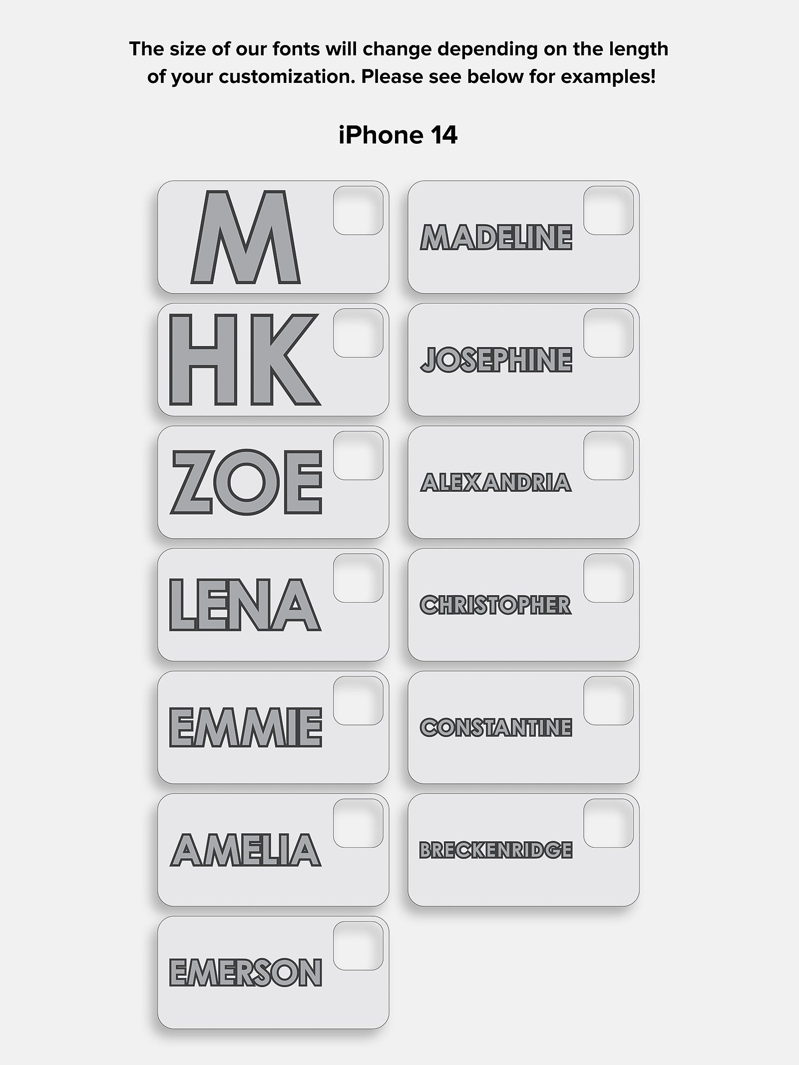 Block Font Custom iPhone Case - Beige/White-Blues Comming