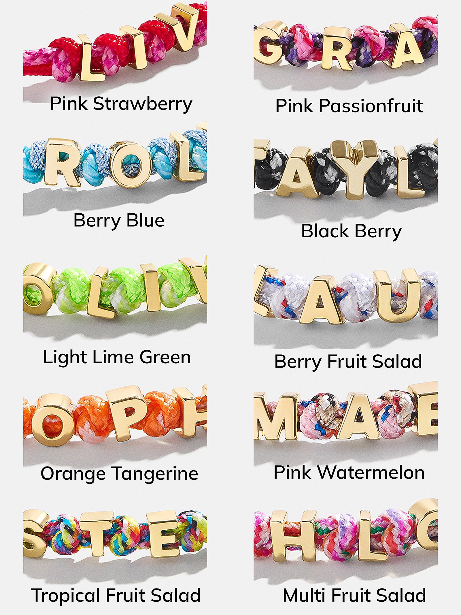 Paracord Waterproof Custom Nameplate Bracelet - Pink Passionfruit-Blues Comming