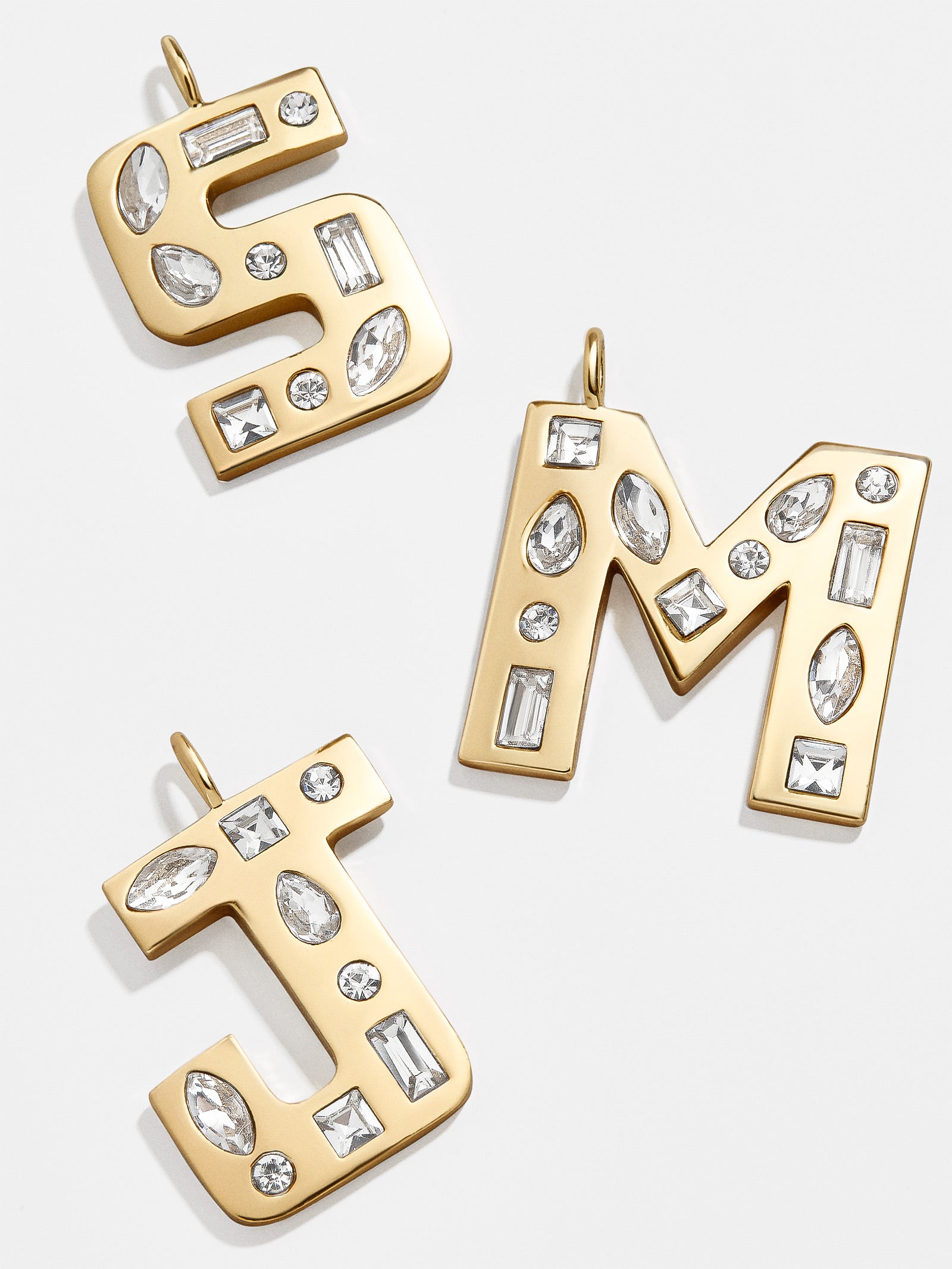 Gem Alpha Charm - Gold-Blues Comming