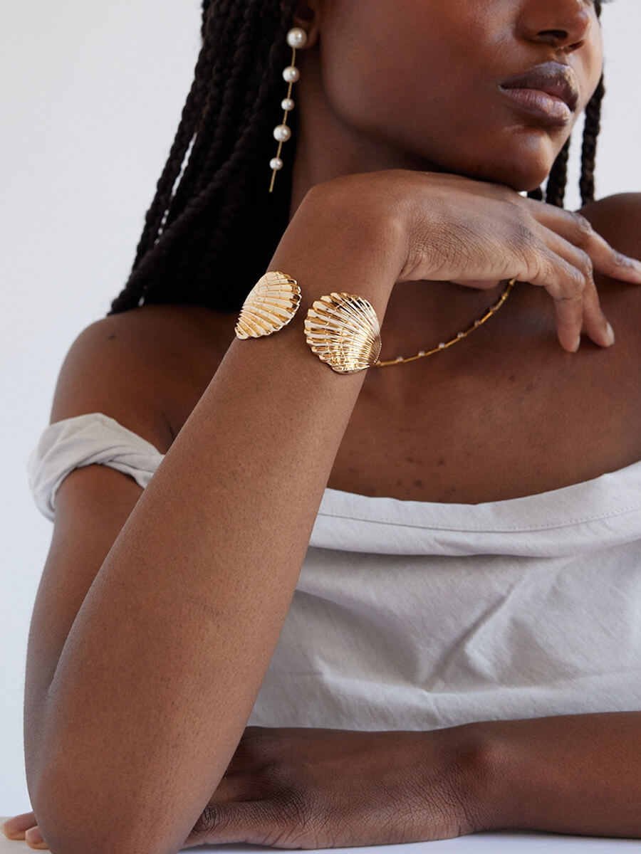 Blair Pearl Earrings - Gold/Pearl-Blues Comming