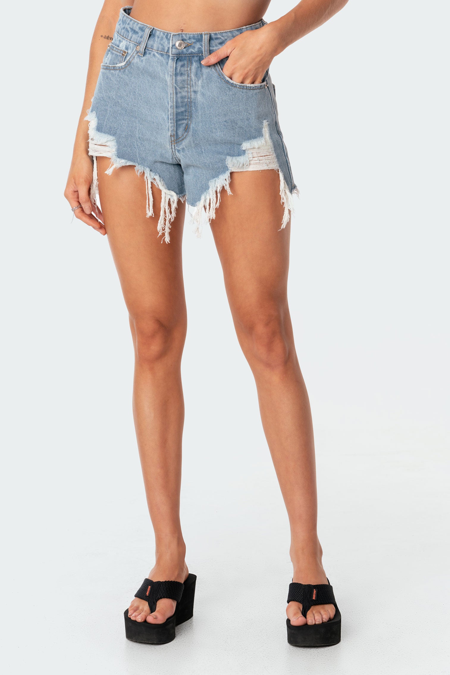 Cali Girl Denim Shorts-Milans Time