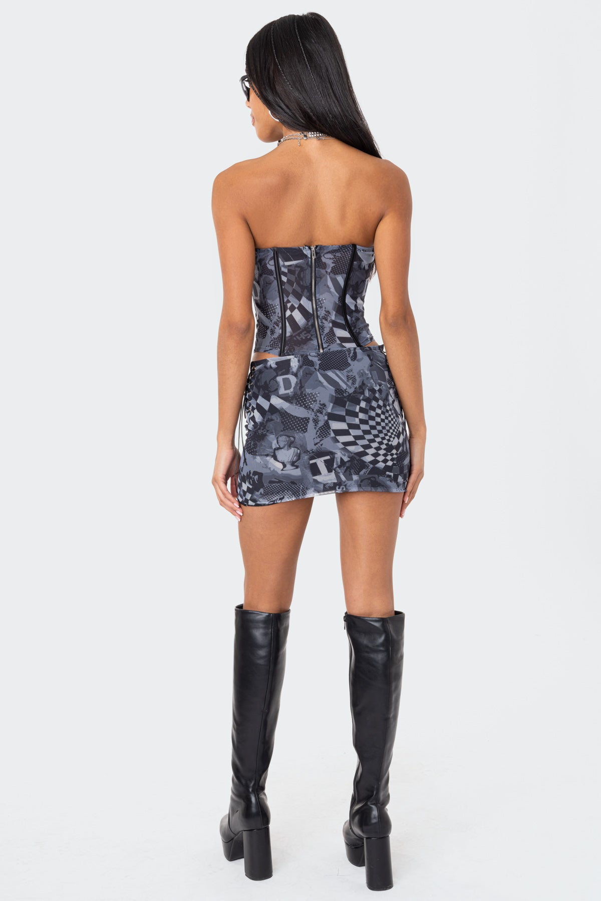 Aly Mesh Corset Top-Milans Time