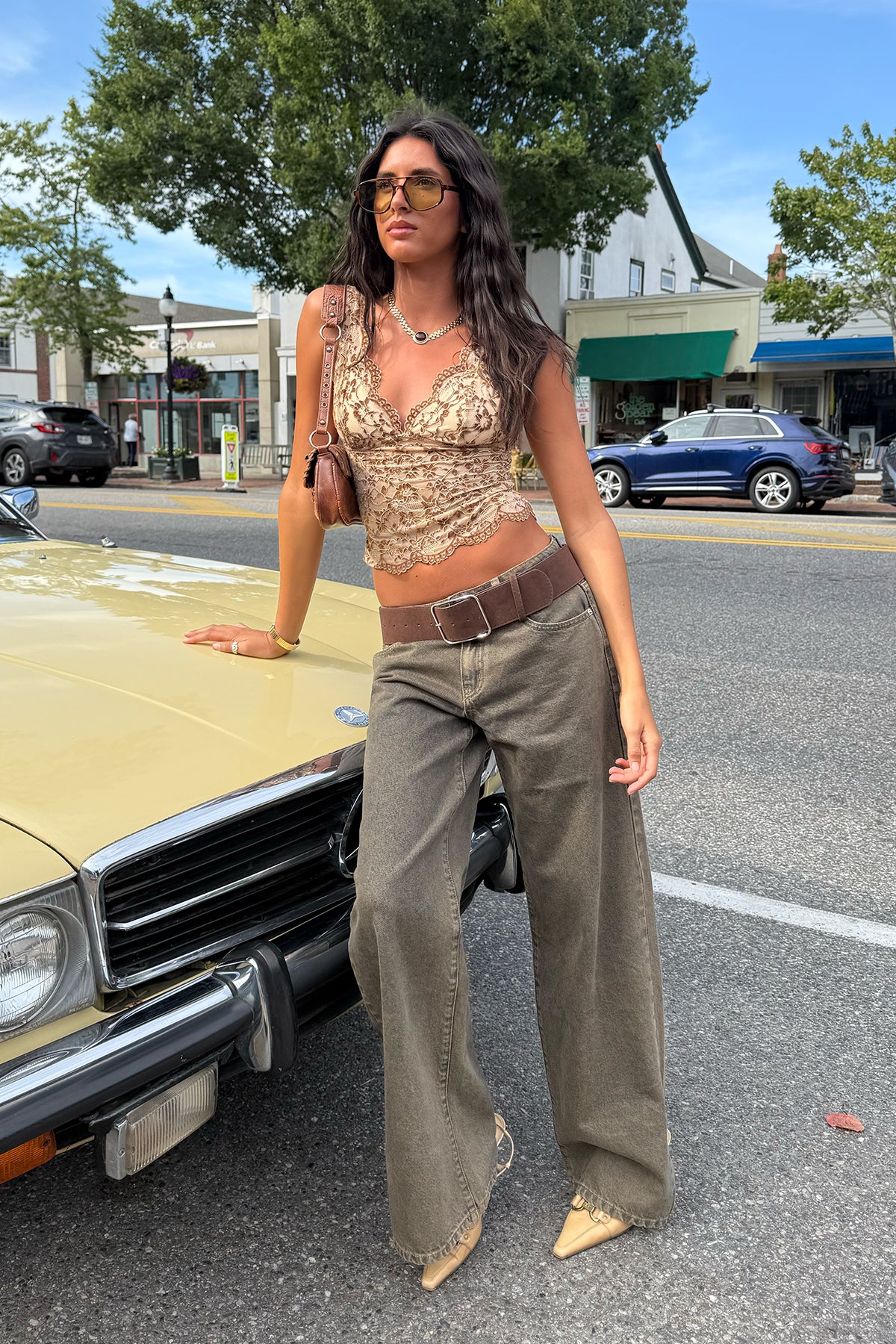 Zahra Mud Wash Low Rise Baggy Jeans-Milans Time