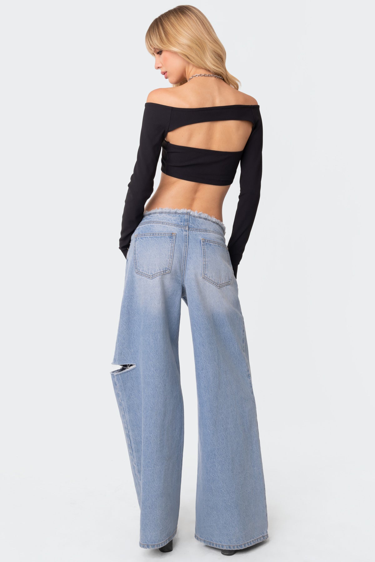 Reign Two Piece Ribbed Crop Top-Milans Time