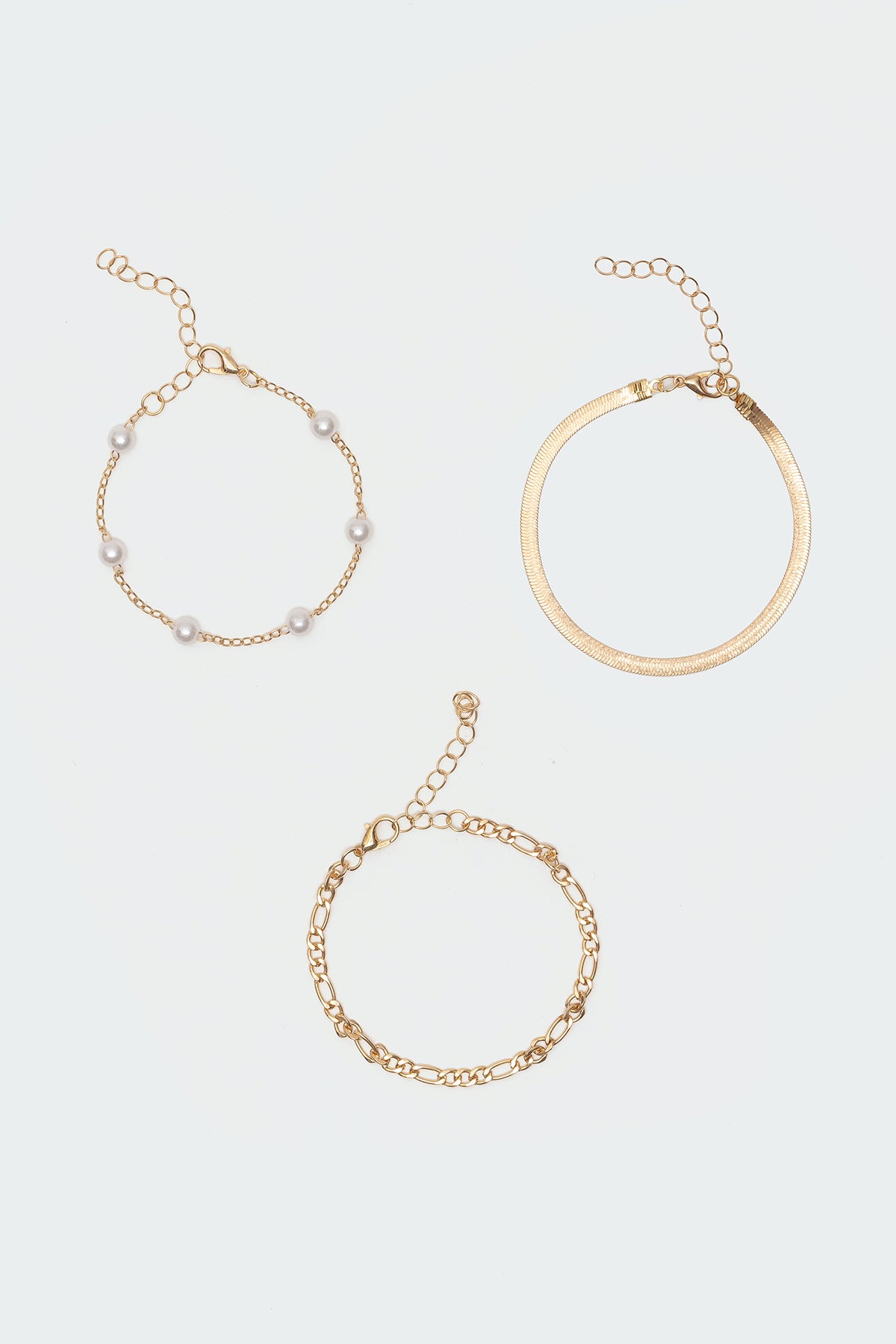 Mixed Chain Bracelets-Milans Time