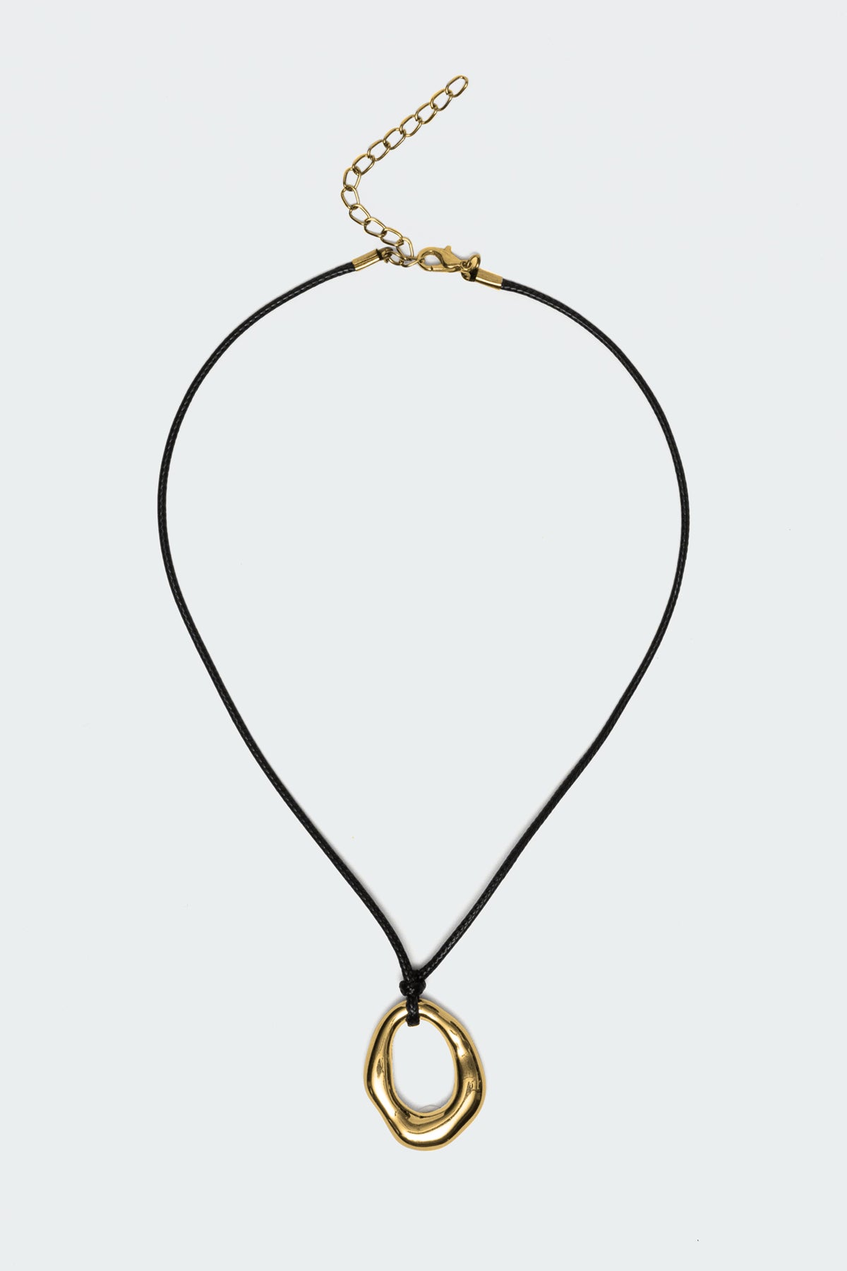 Hoop Cord Necklace-Milans Time