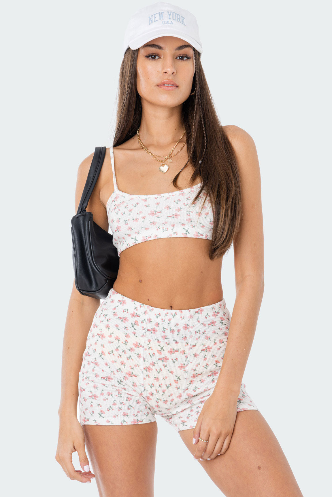 Primrose Waffle Crop Top-Milans Time