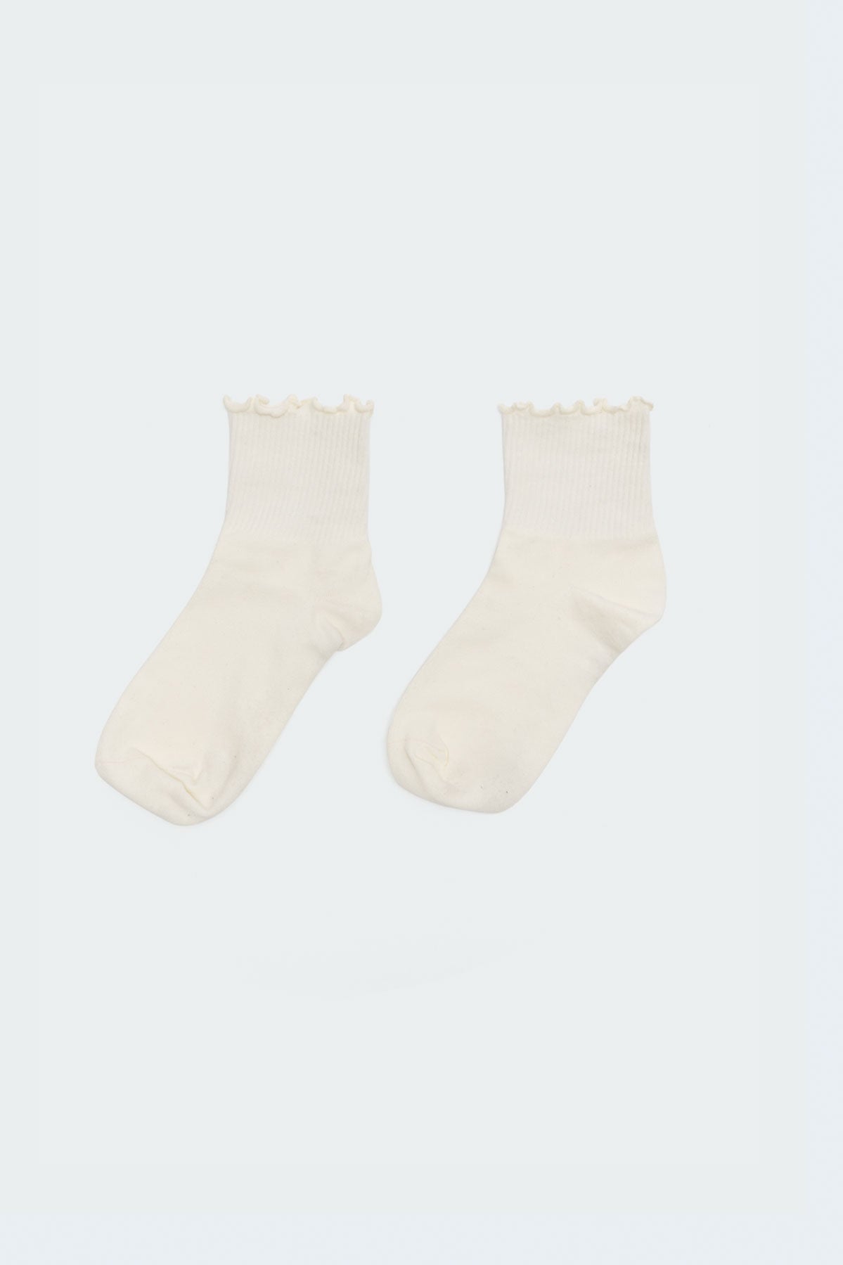 Frilled Hem Socks-Milans Time