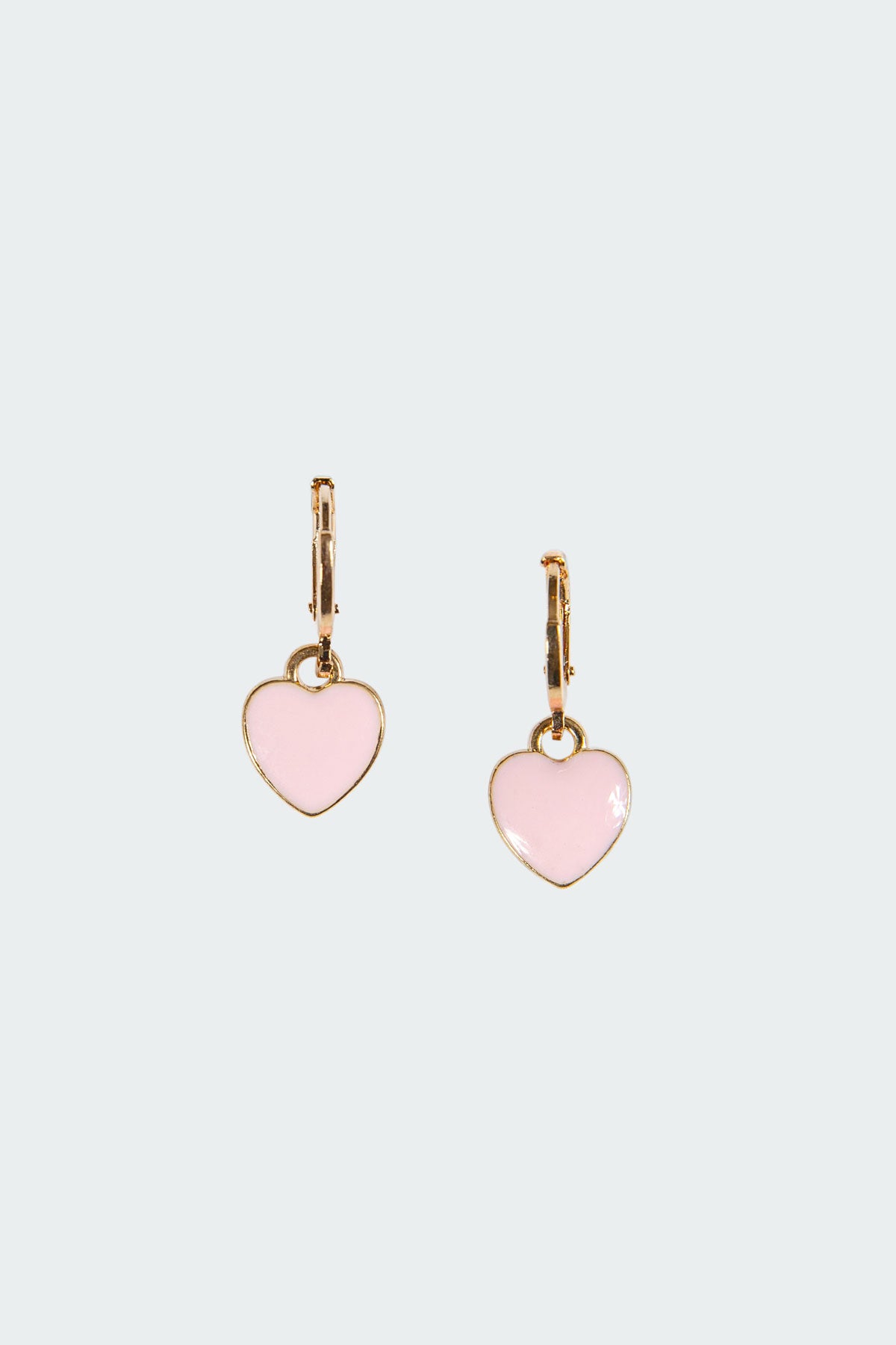 Pinky Heart Earrings-Milans Time