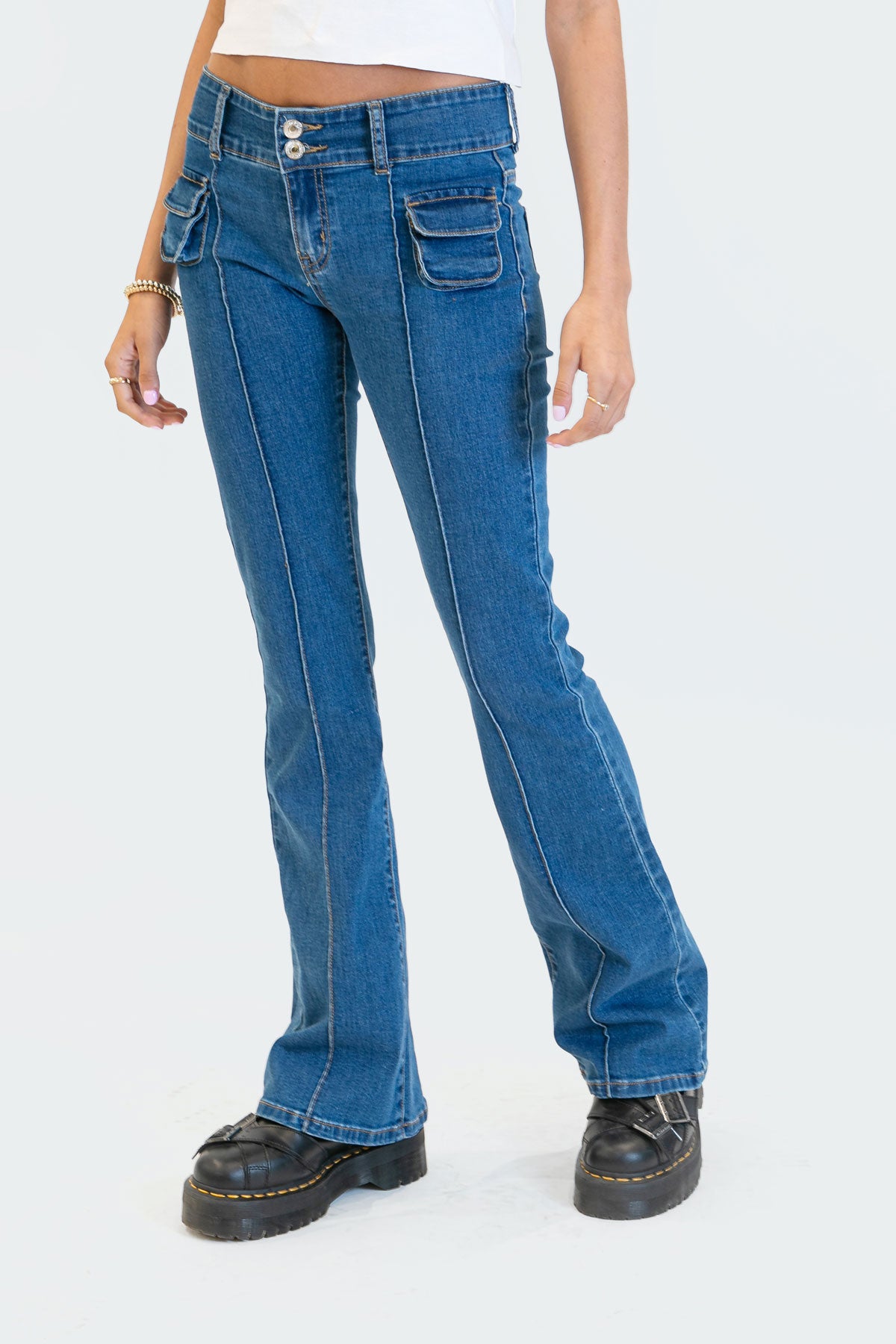 Harriot Low-Rise Jeans-Milans Time