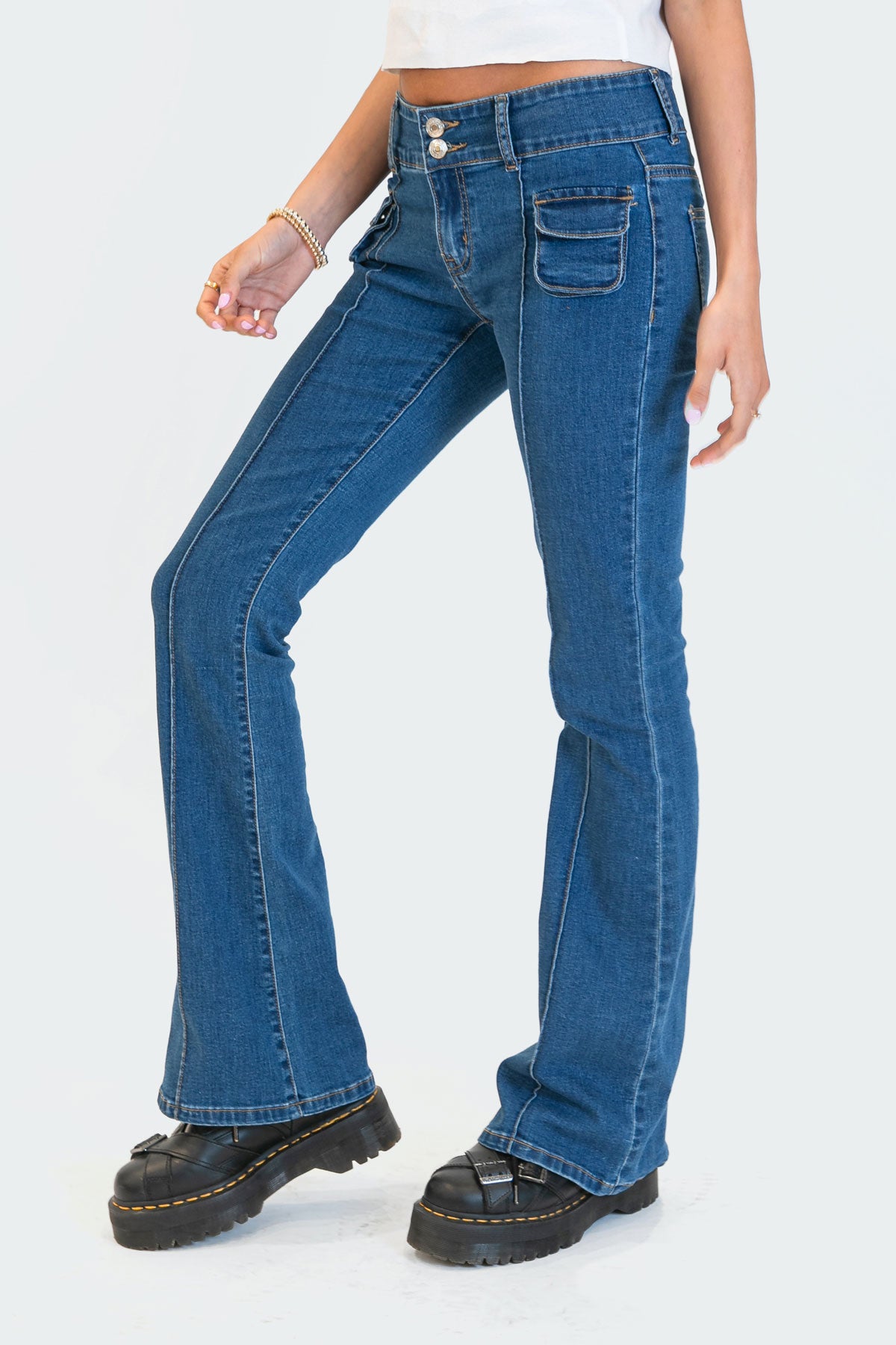 Harriot Low-Rise Jeans-Milans Time