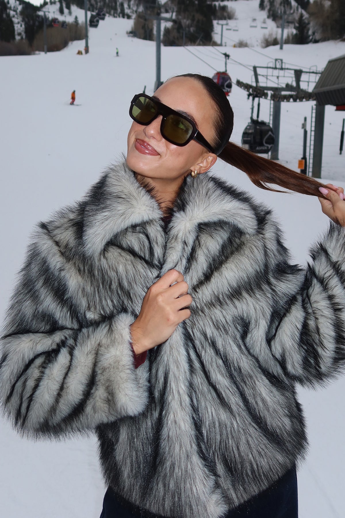 Mob Wife Faux Fur Jacket-Milans Time