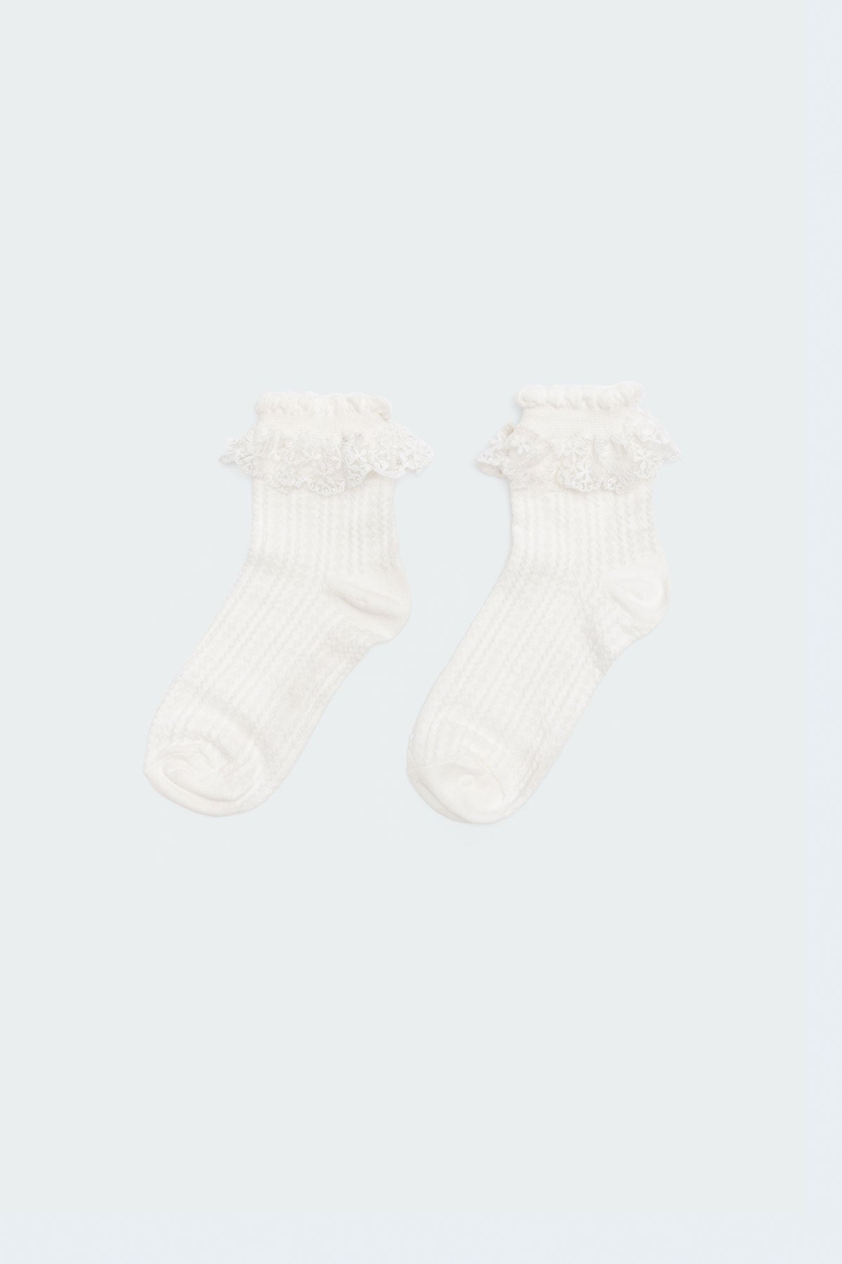 Lace Frill Socks-Milans Time