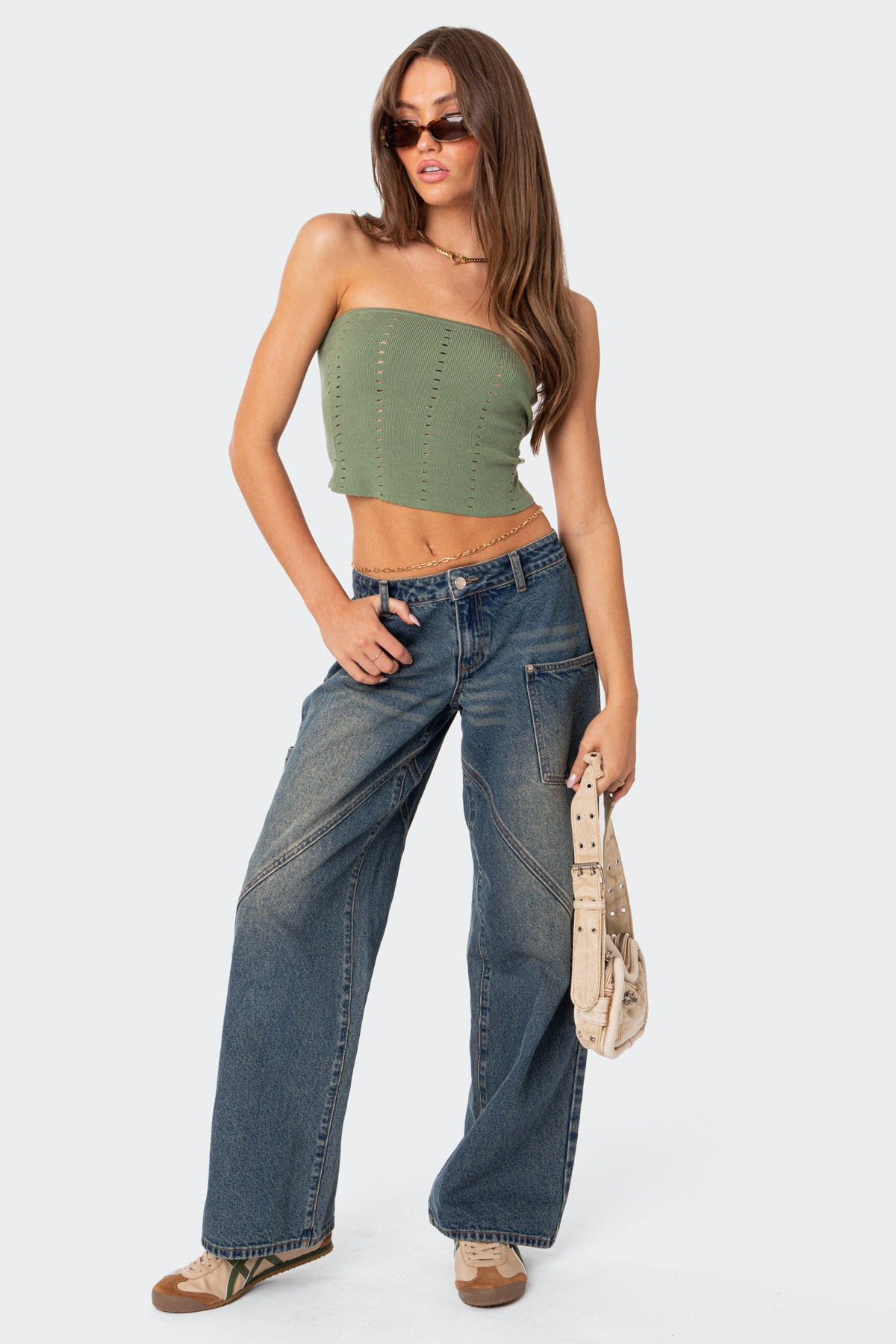 Serena Low Rise Baggy Carpenter Jeans-Milans Time