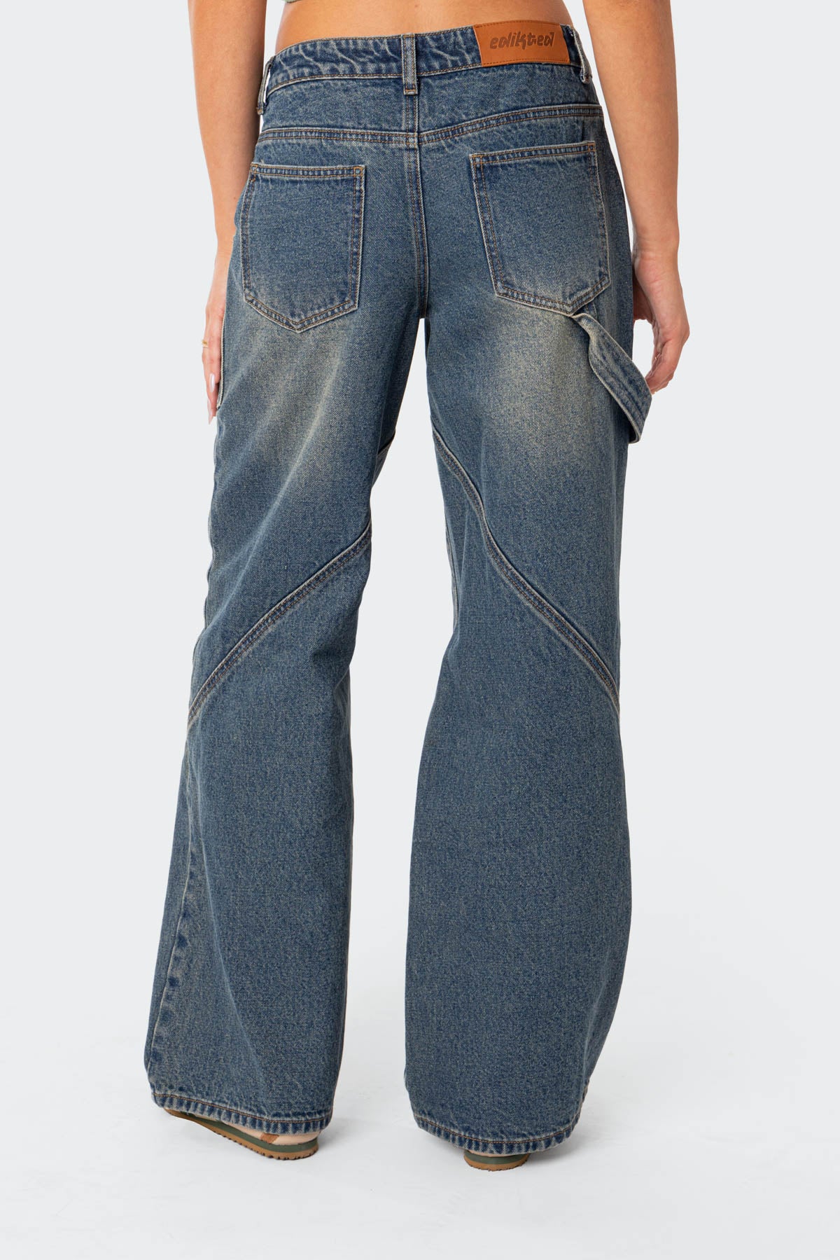 Serena Low Rise Baggy Carpenter Jeans-Milans Time