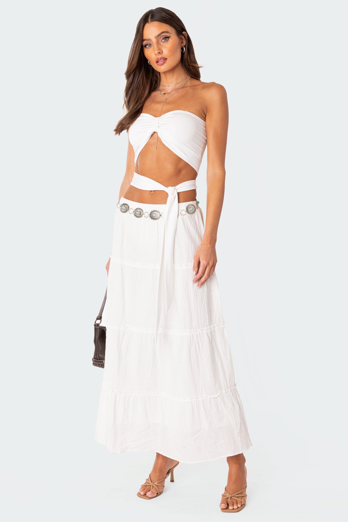 Wyatt Wrap Tie Bandeau Top-Milans Time
