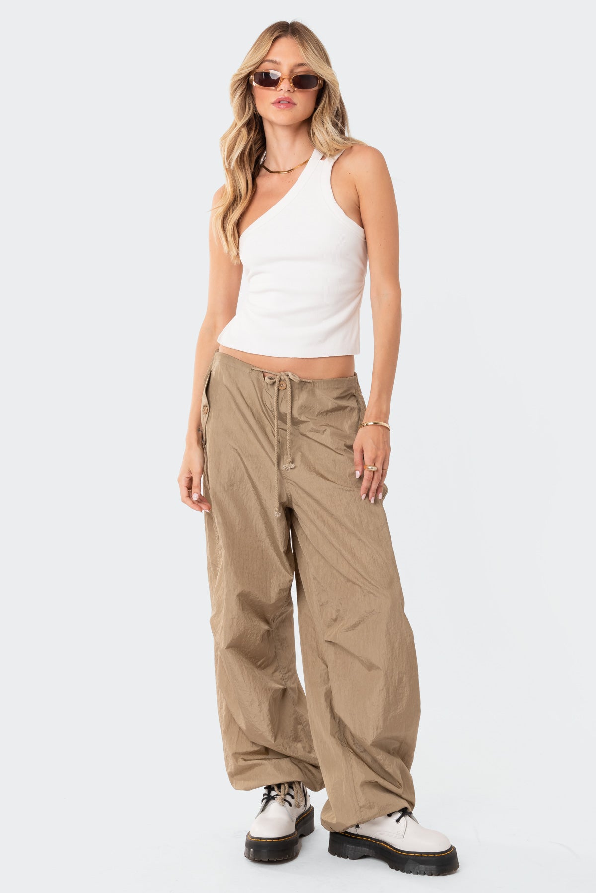 Verdi Open-Back One Shoulder Top-Milans Time