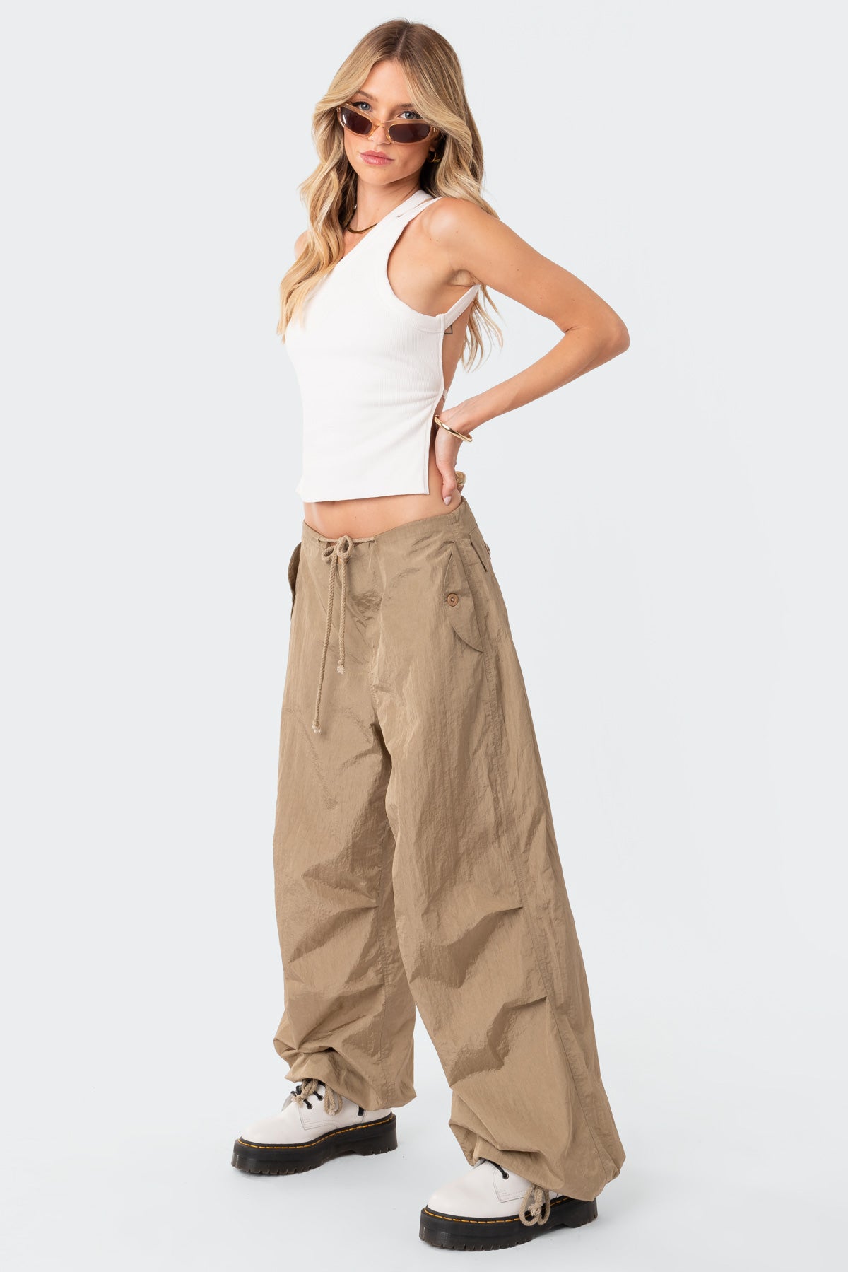 Verdi Open-Back One Shoulder Top-Milans Time