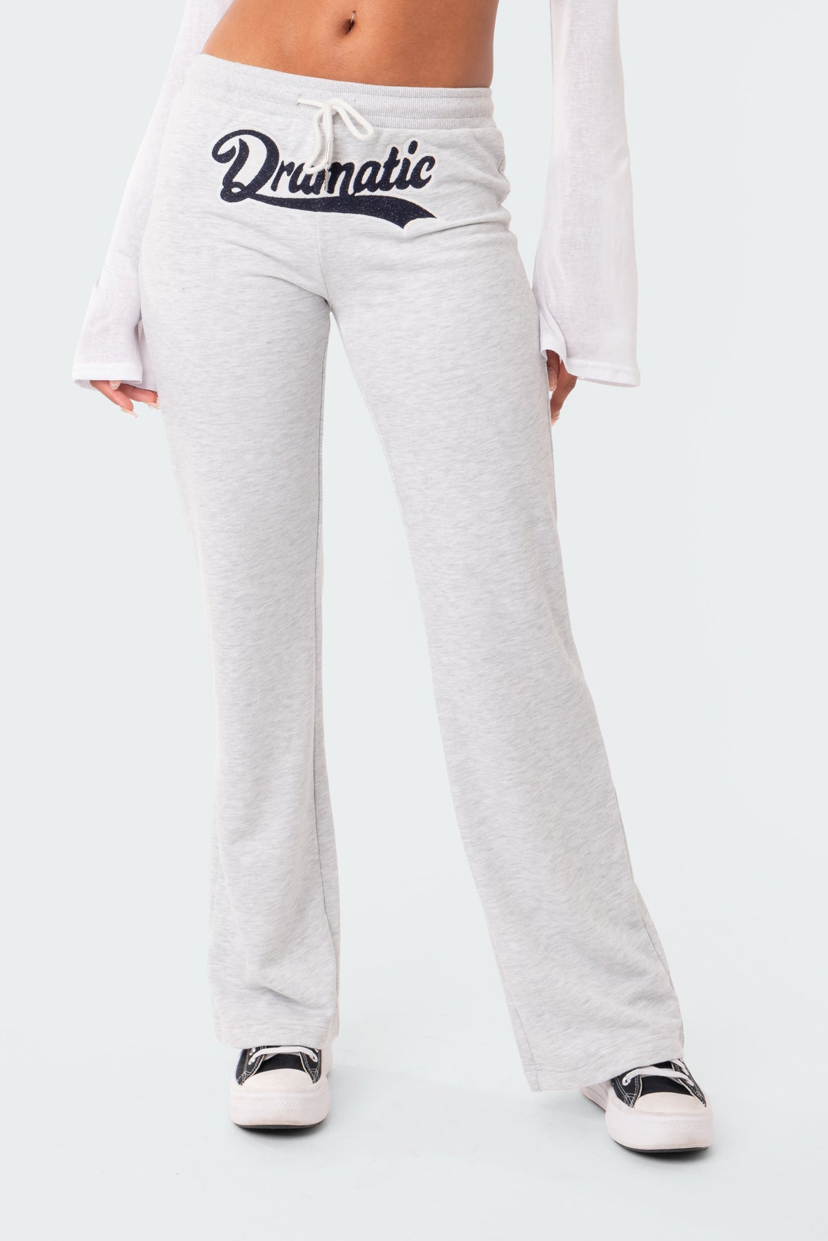 Dramatic Low-Rise Sweatpants-Milans Time