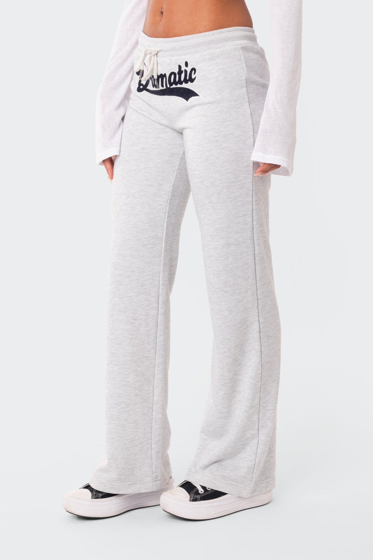 Dramatic Low-Rise Sweatpants-Milans Time