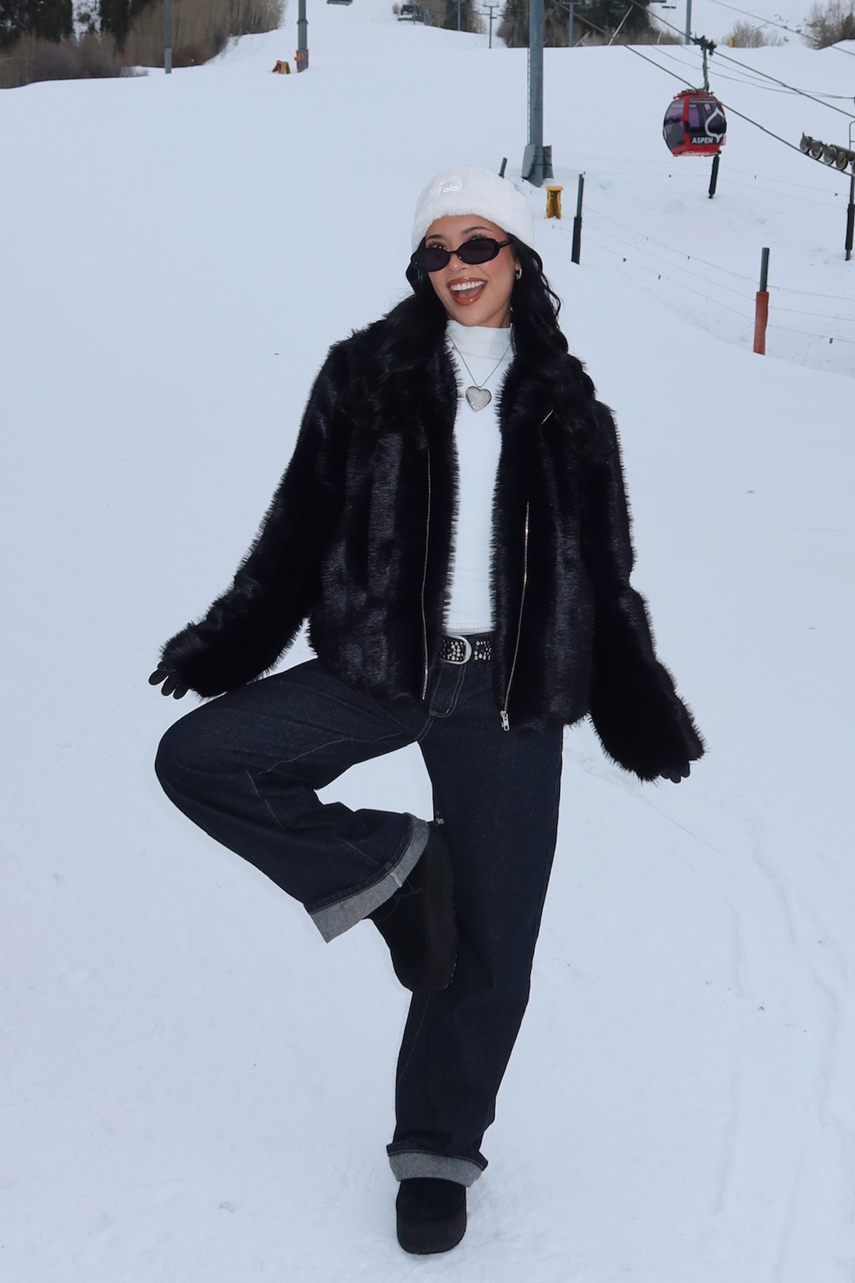 Tedi Faux Fur Jacket-Milans Time