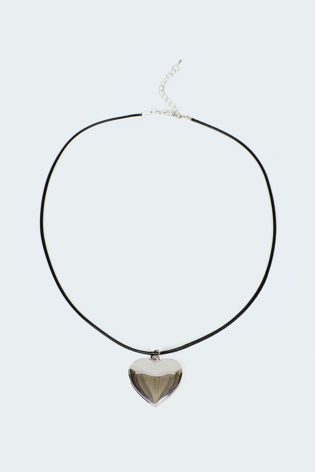 Heart Locket Cord Necklace-Milans Time