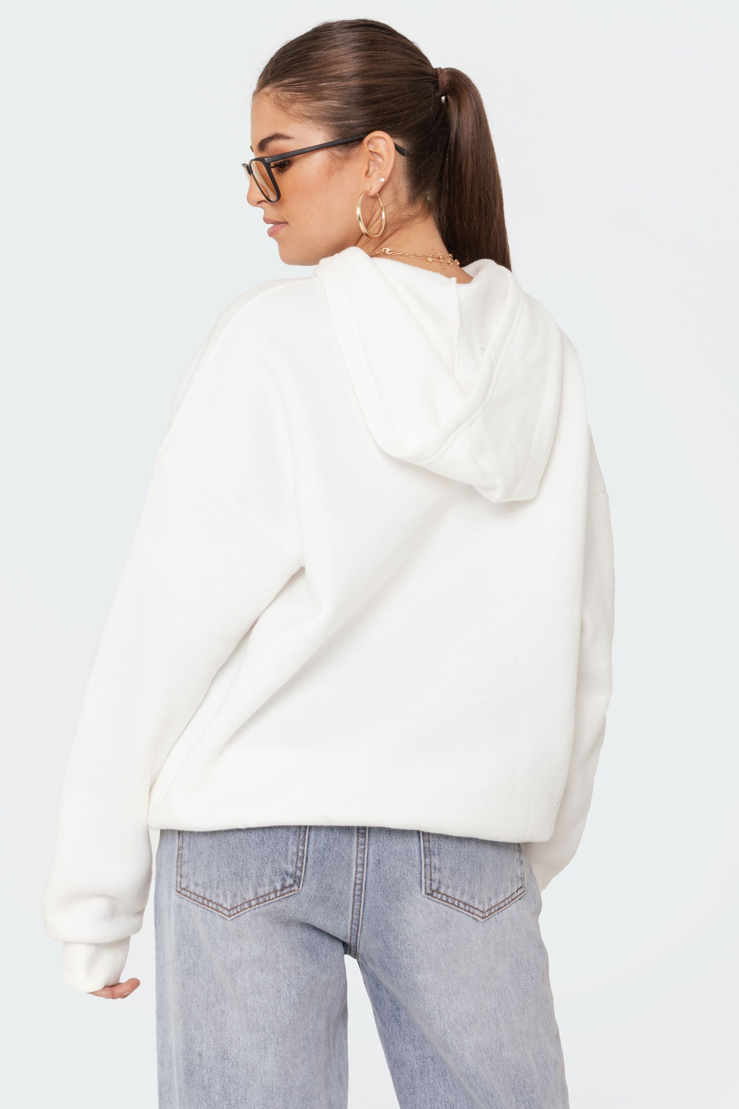 Mono Print Hoodie-Milans Time